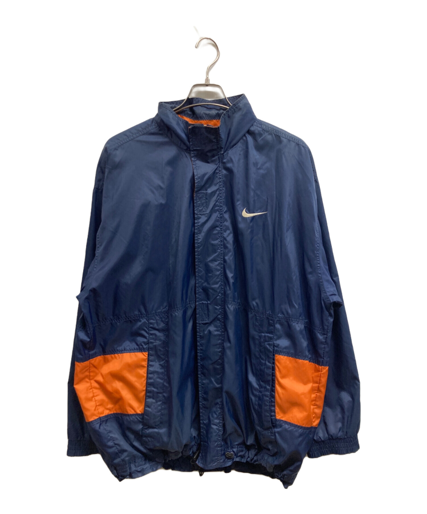 中古・古着通販】NIKE (ナイキ) 90sジップジャケット ネイビー サイズ