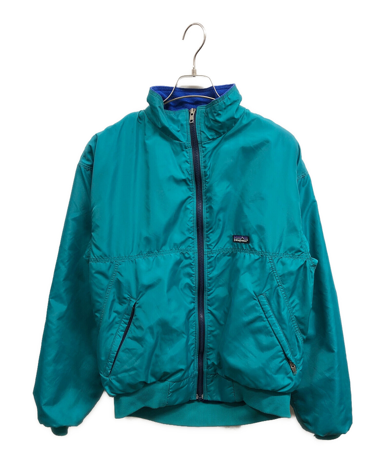 古着 90s パタゴニア シェルドシンチラ ナイロン ジャケット グリーン 