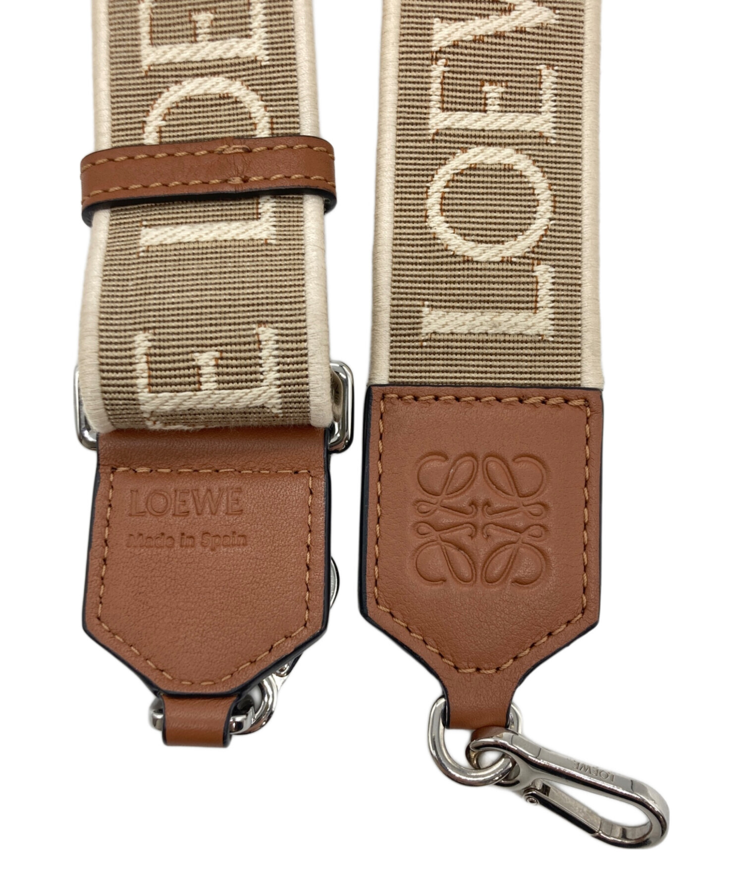 LOEWEストラップ 数年前にデパートで購入 中古・古着通販】LOEWE (ロエベ) キャンバス レザー アナグラム