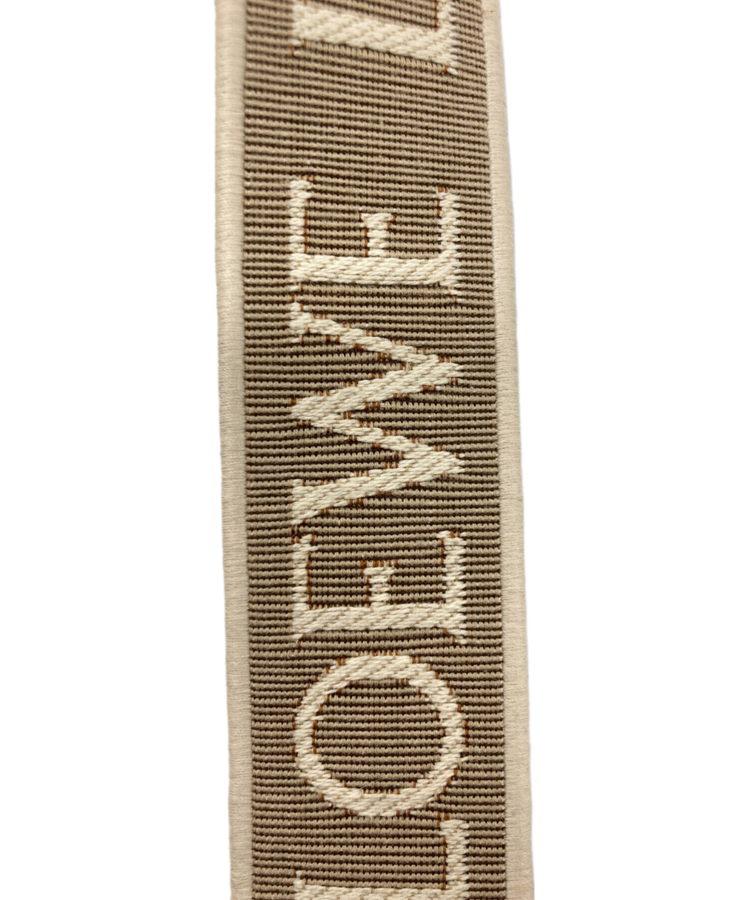 ロエベ アナグラム ロゴ ショルダーストラップ キャンバス レザー ブラウン 中古・古着通販】LOEWE (ロエベ) キャンバス レザー アナグラム