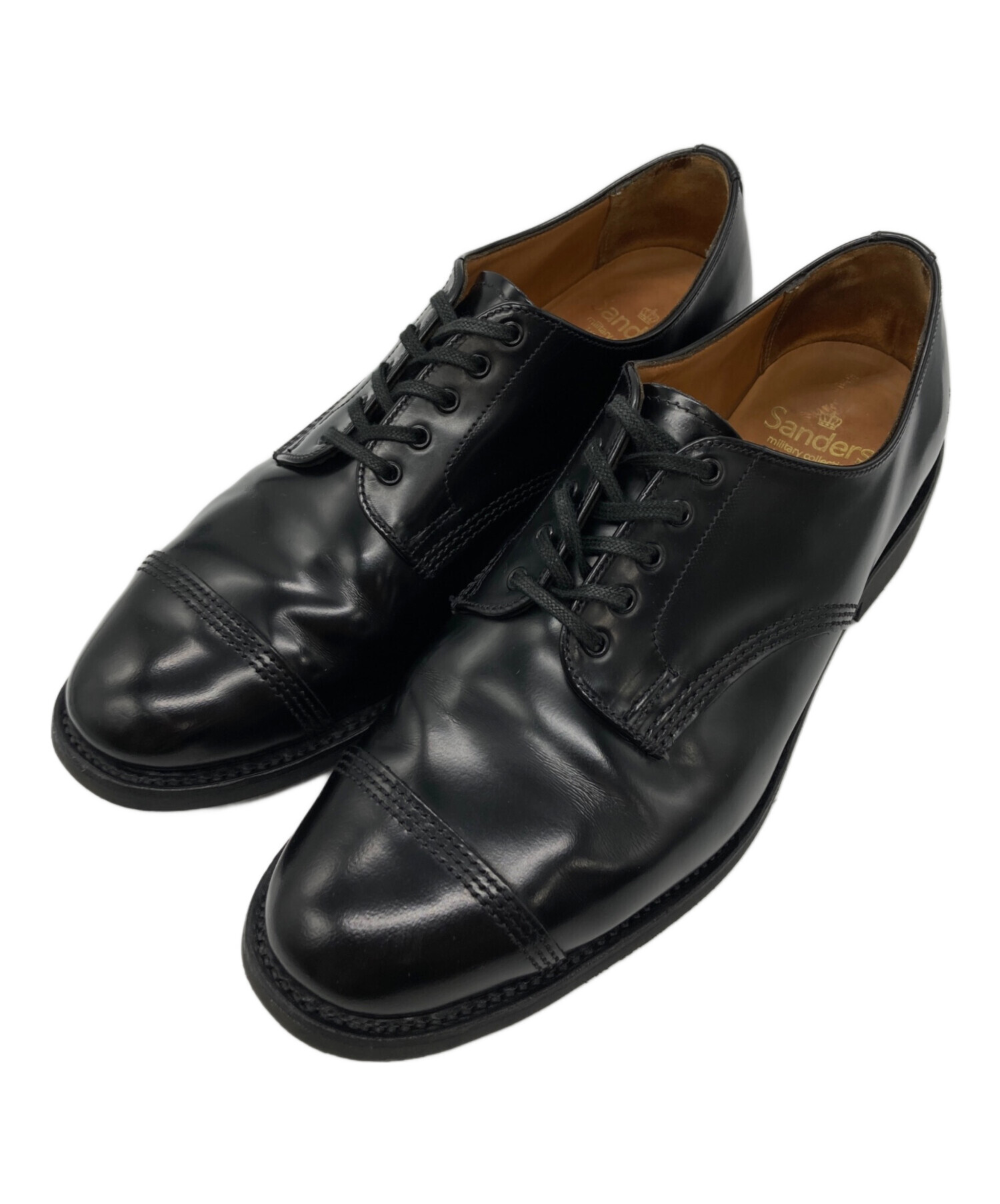 SANDERS サンダース シューズ（その他） 25cm 黒 【古着】【中古】【送料無料】 中古・古着通販】SANDERS (サンダース) ミリタリーダービーシューズ
