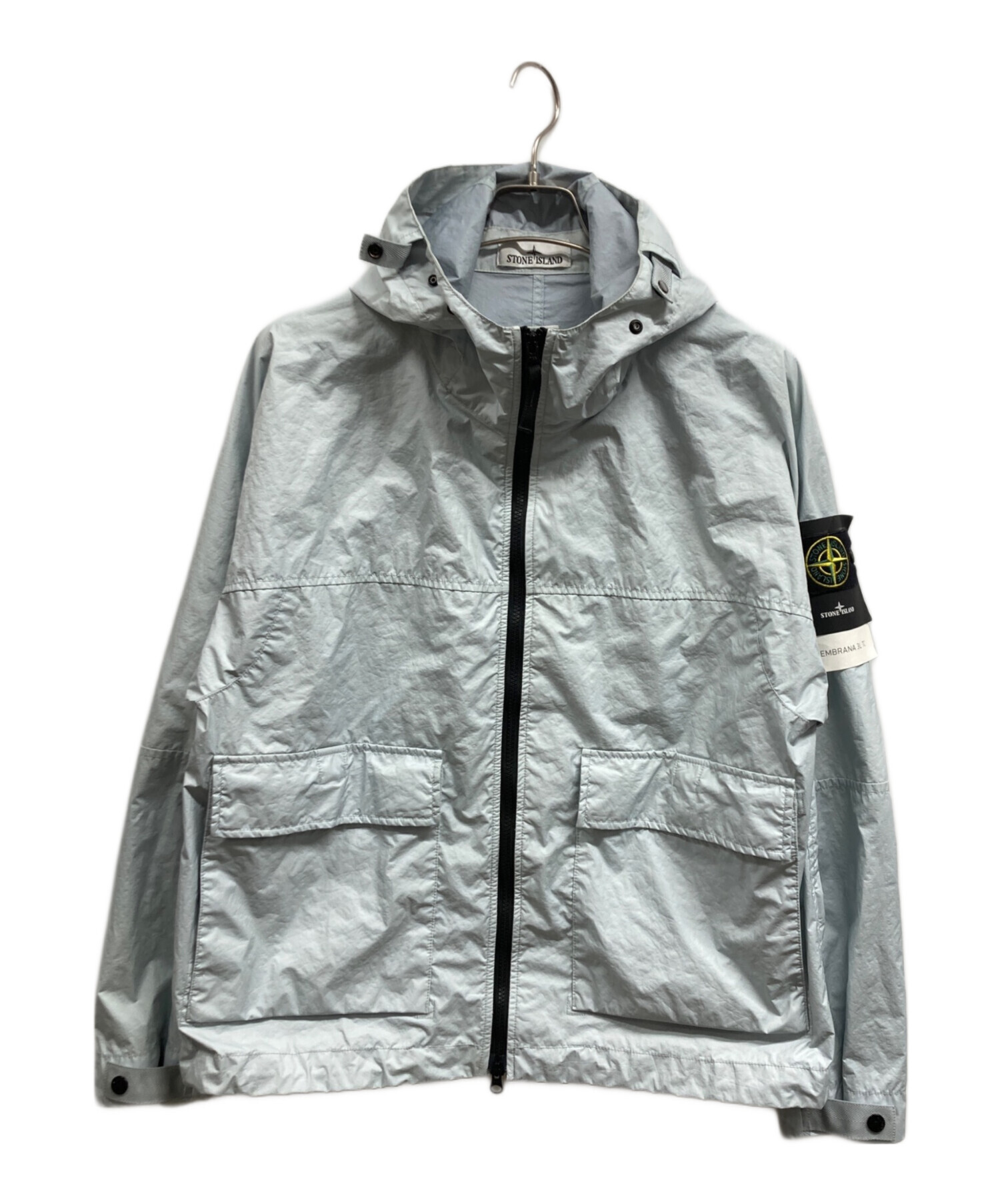 STONE  ストーンアイランド ブルゾン（その他） S グレー 【古着】【中古】【送料無料】 中古・古着通販】STONE ISLAND (ストーンアイランド) ナイロンブルゾン