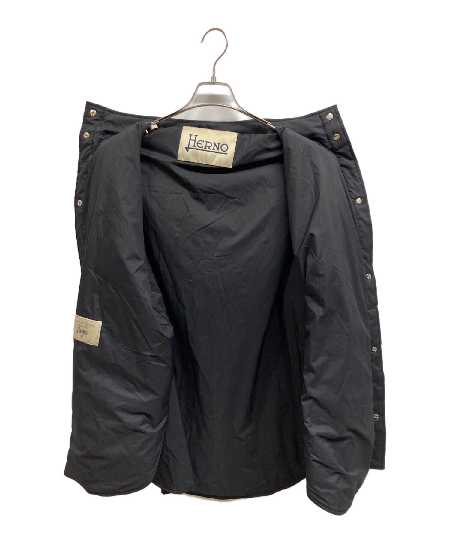 中古・古着通販】HERNO (ヘルノ) ナイロンジャケット ネイビー サイズ