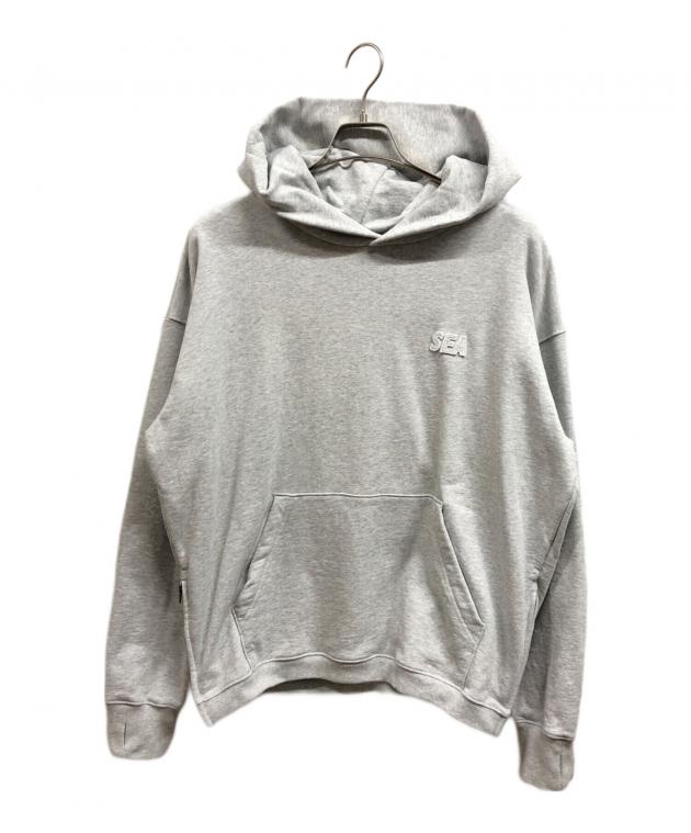 WIND AND SEA ウィンダンシー パーカー XL グレー 【古着】【中古】【送料無料】 中古・古着通販】WIND AND SEA (ウィンダンシー) 裾サイドジッププル