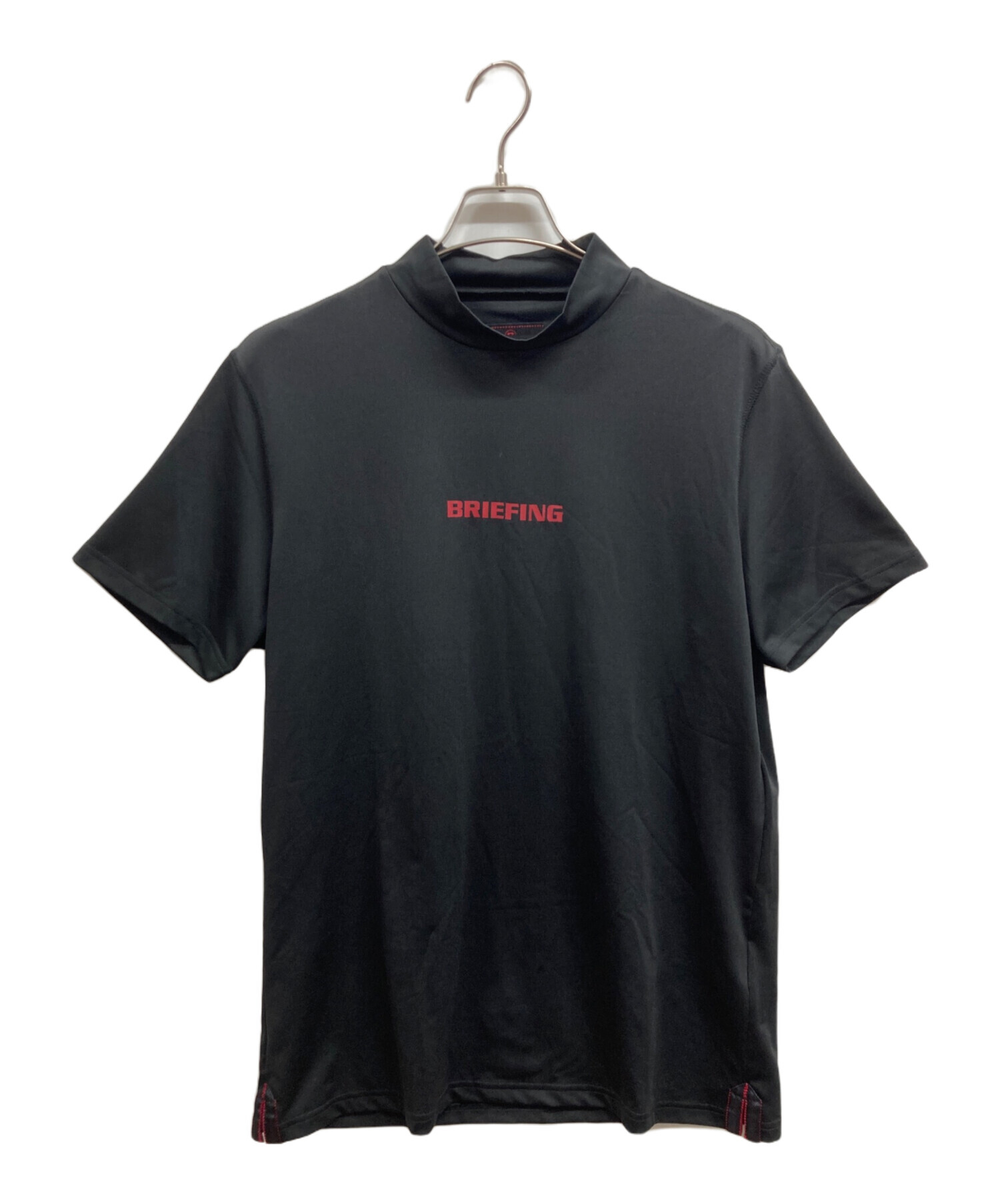 BRIEFING レッド シャツ Lサイズ 中古・古着通販】BRIEFING (ブリーフィング) ツアードハイネックT