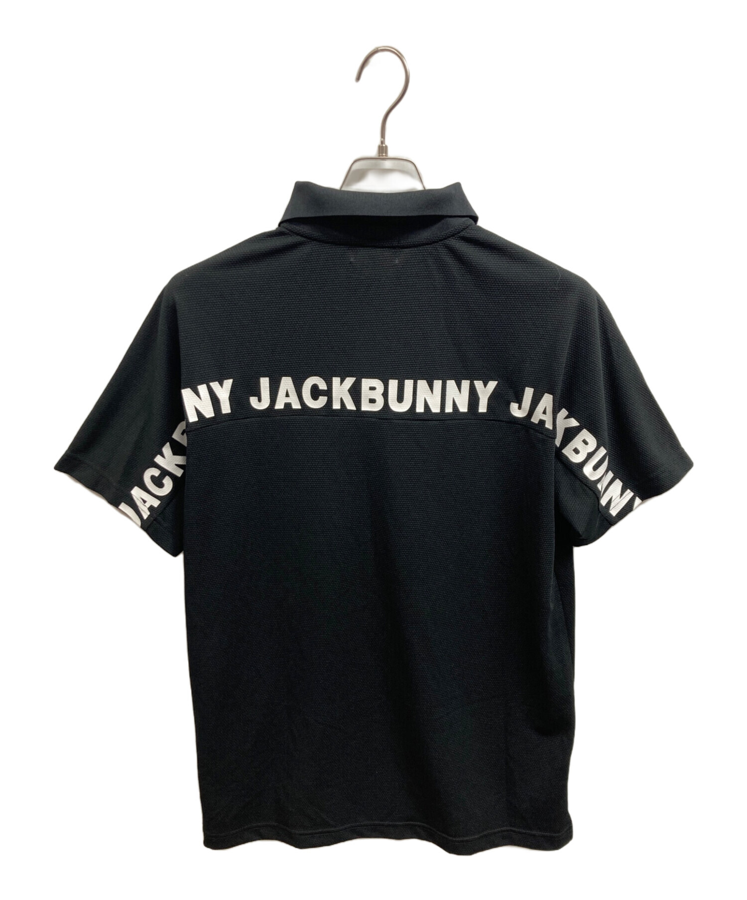 中古・古着通販】JACK BUNNY (ジャックバニー) ポロシャツ ブラック