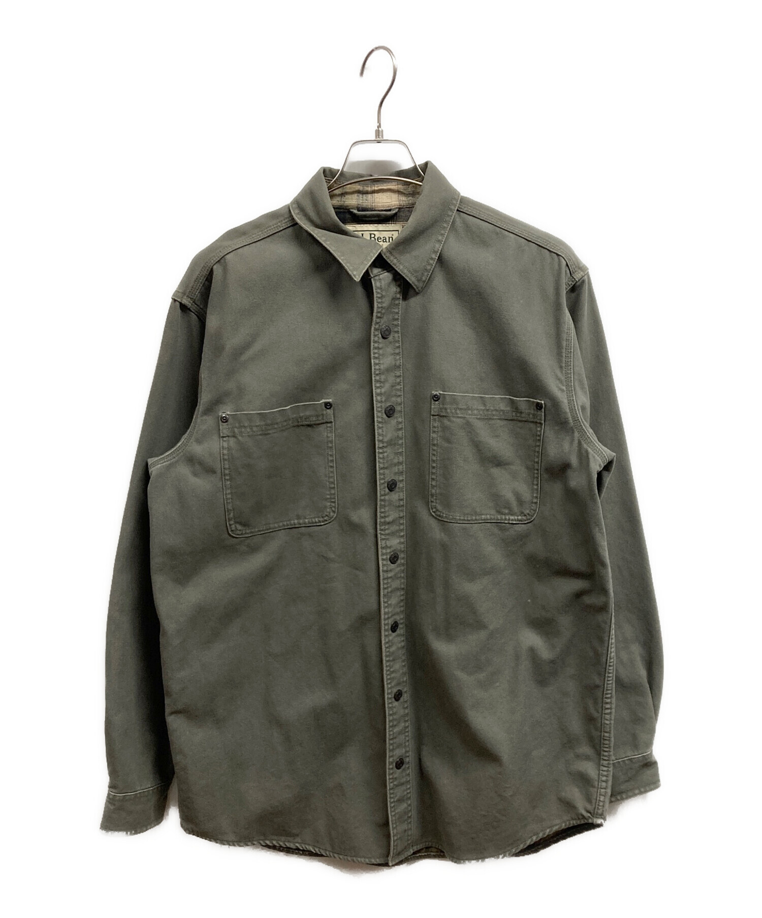 中古・古着通販】L.L.Bean (エルエルビーン) 裏チェックダックハーフ