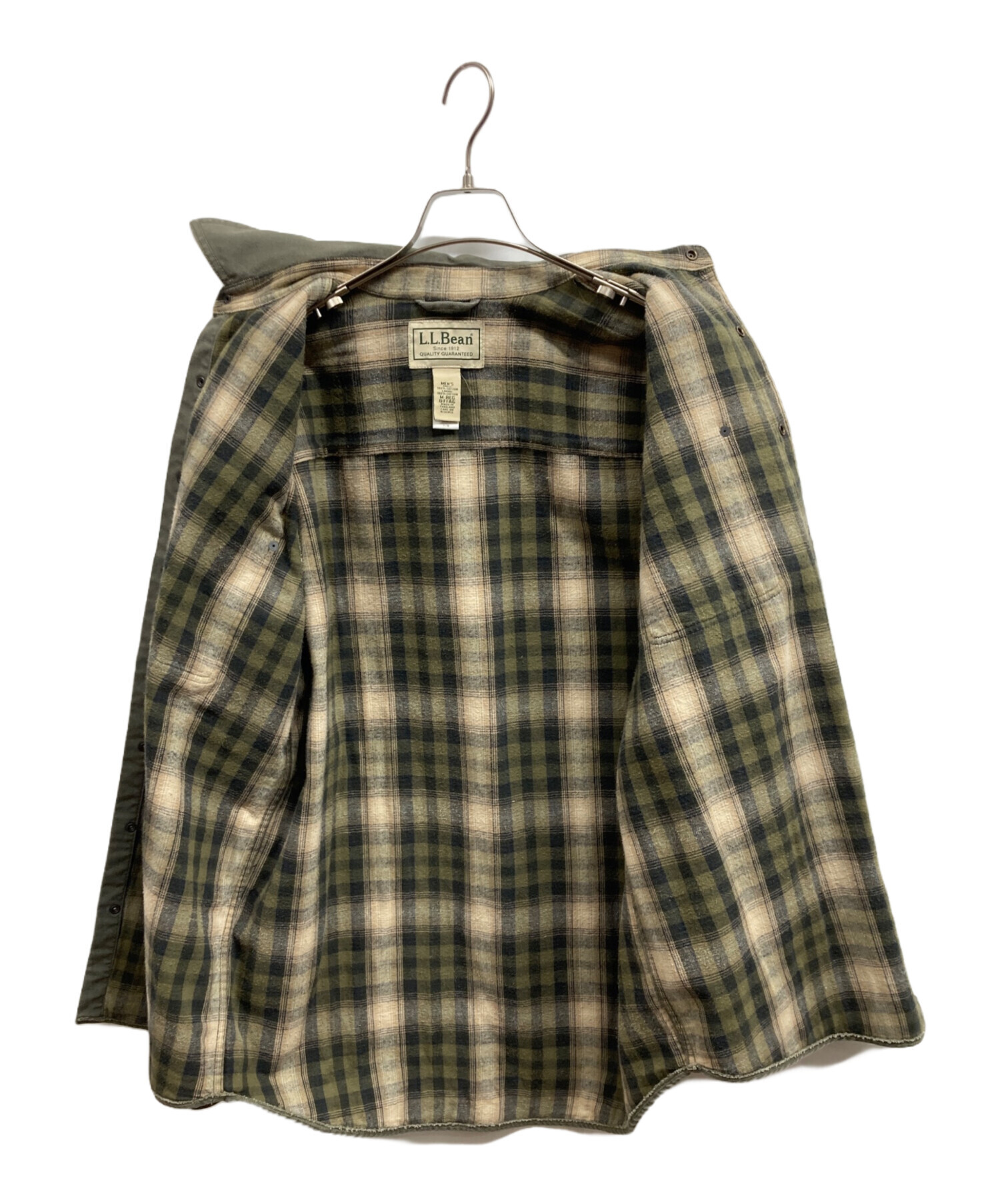 LLBean　エルエルビーン　ジャケット　ダッフルコート　チェック70s 80s 中古・古着通販】L.L.Bean (エルエルビーン) 裏チェックダックハーフ