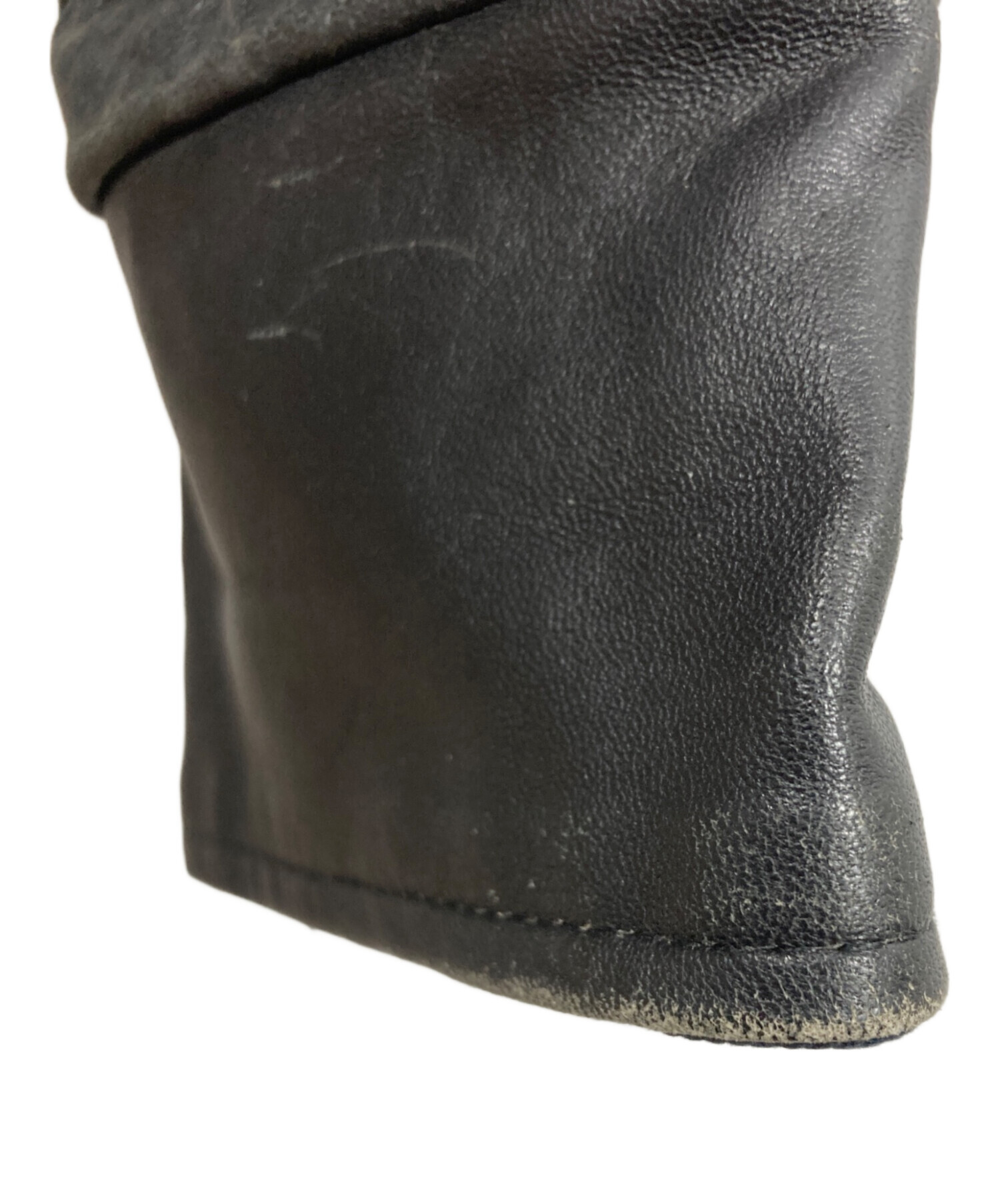 中古・古着通販】Harris Tweed (ハリスツイード) レザー切替ツイード