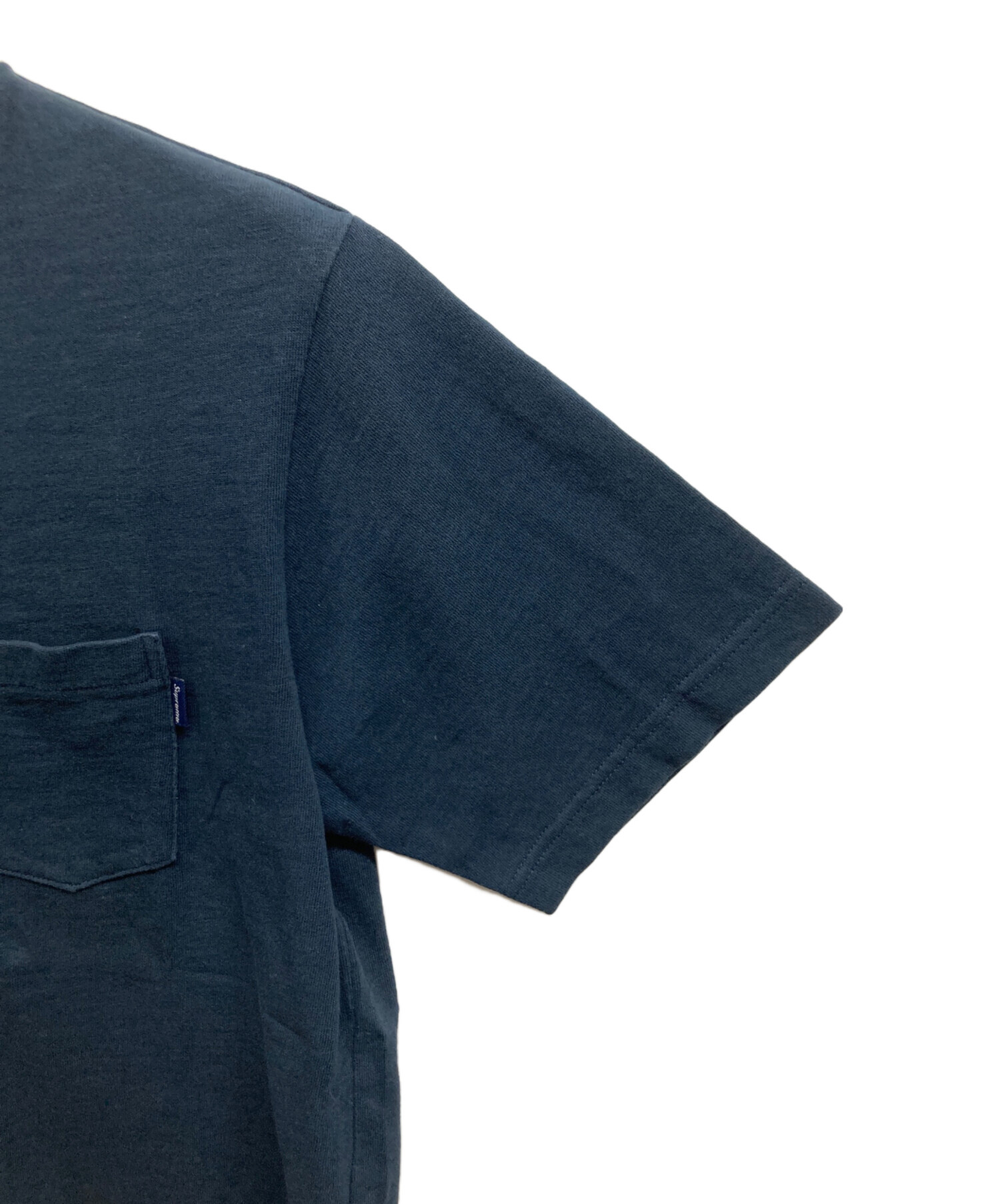 中古・古着通販】SUPREME (シュプリーム) S/S pocket tee ネイビー
