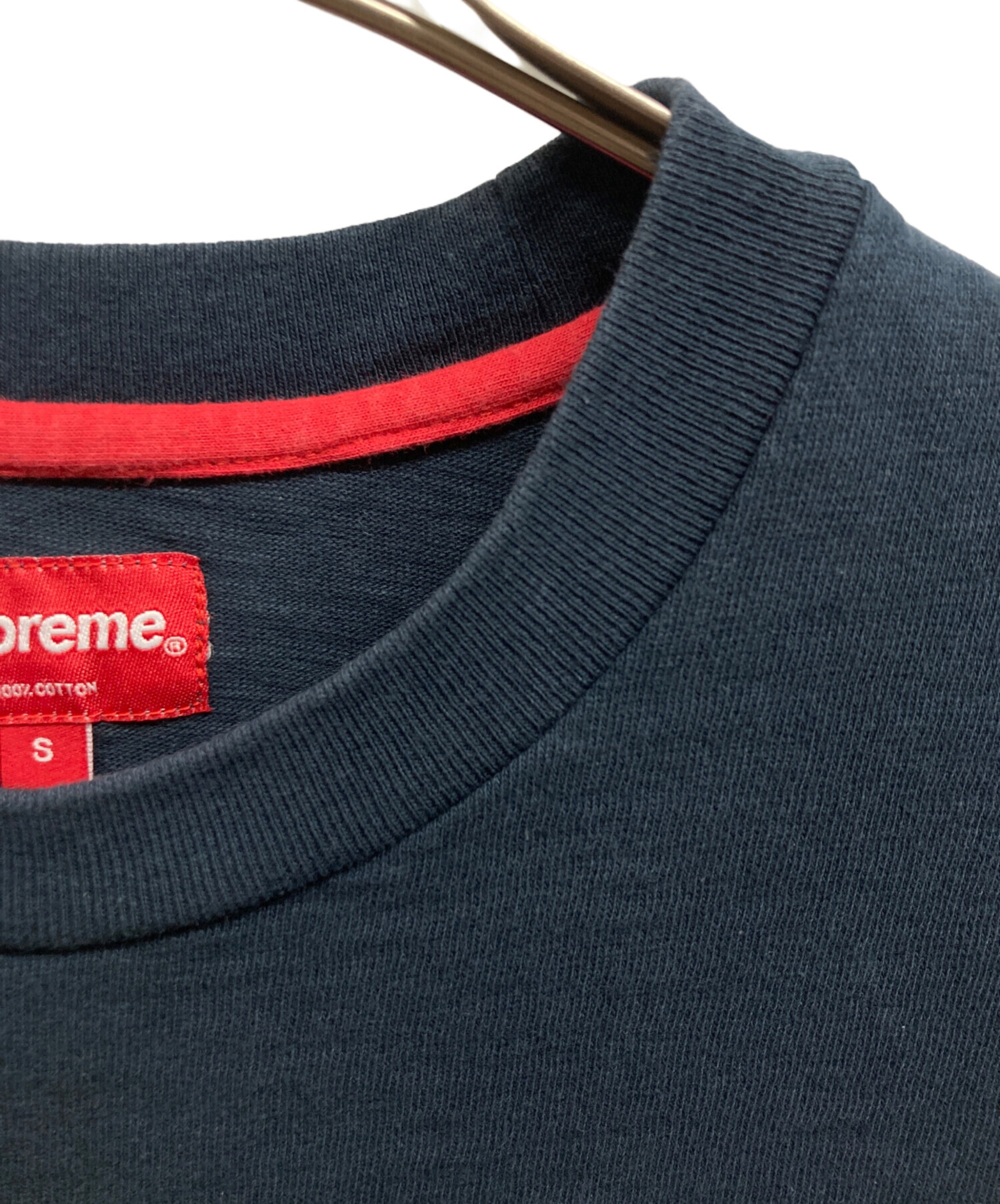 中古・古着通販】SUPREME (シュプリーム) S/S pocket tee ネイビー