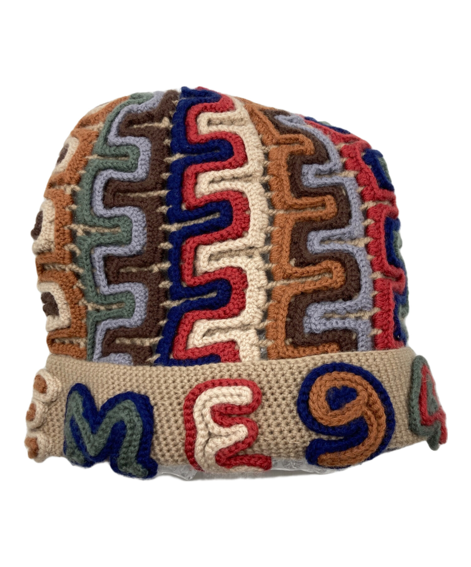 Supreme シュプリーム/ニット帽/Aランク/63【中古】 中古・古着通販】Supreme (シュプリーム) Yarn Applique Beanie Khaki