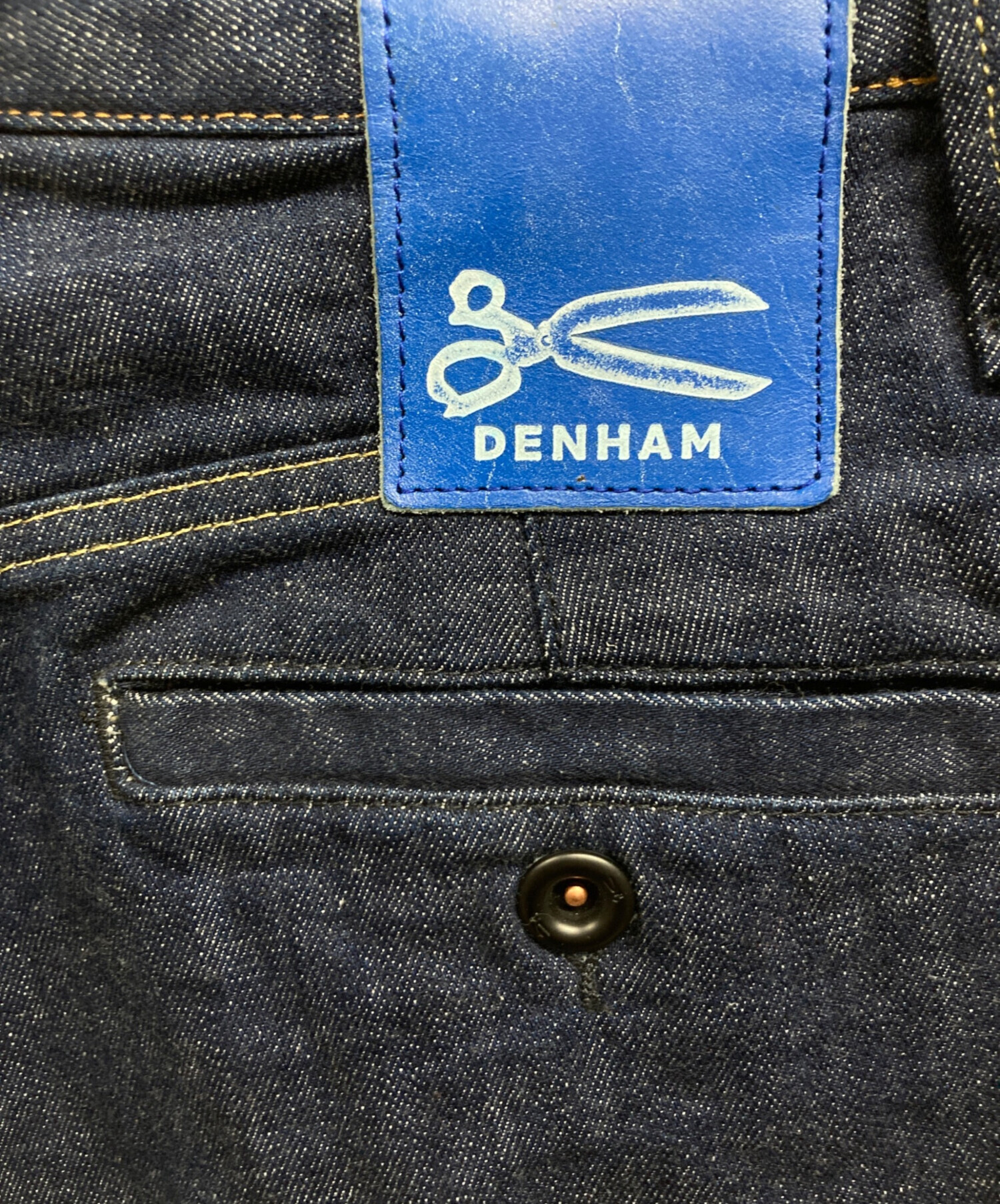 中古・古着通販】Denham (デンハム) 立体裁断デニムパンツ インディゴ