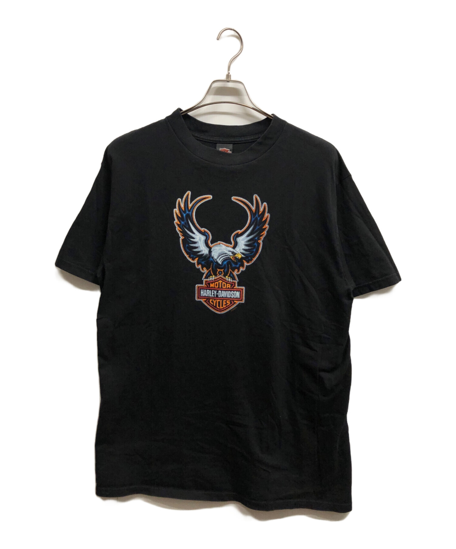 希少サイズ☆ハーレーダビッドソン イーグル サンダー Tシャツ ブラック 3L 中古・古着通販】HARLEY-DAVIDSON (ハーレーダビッドソン) イーグル