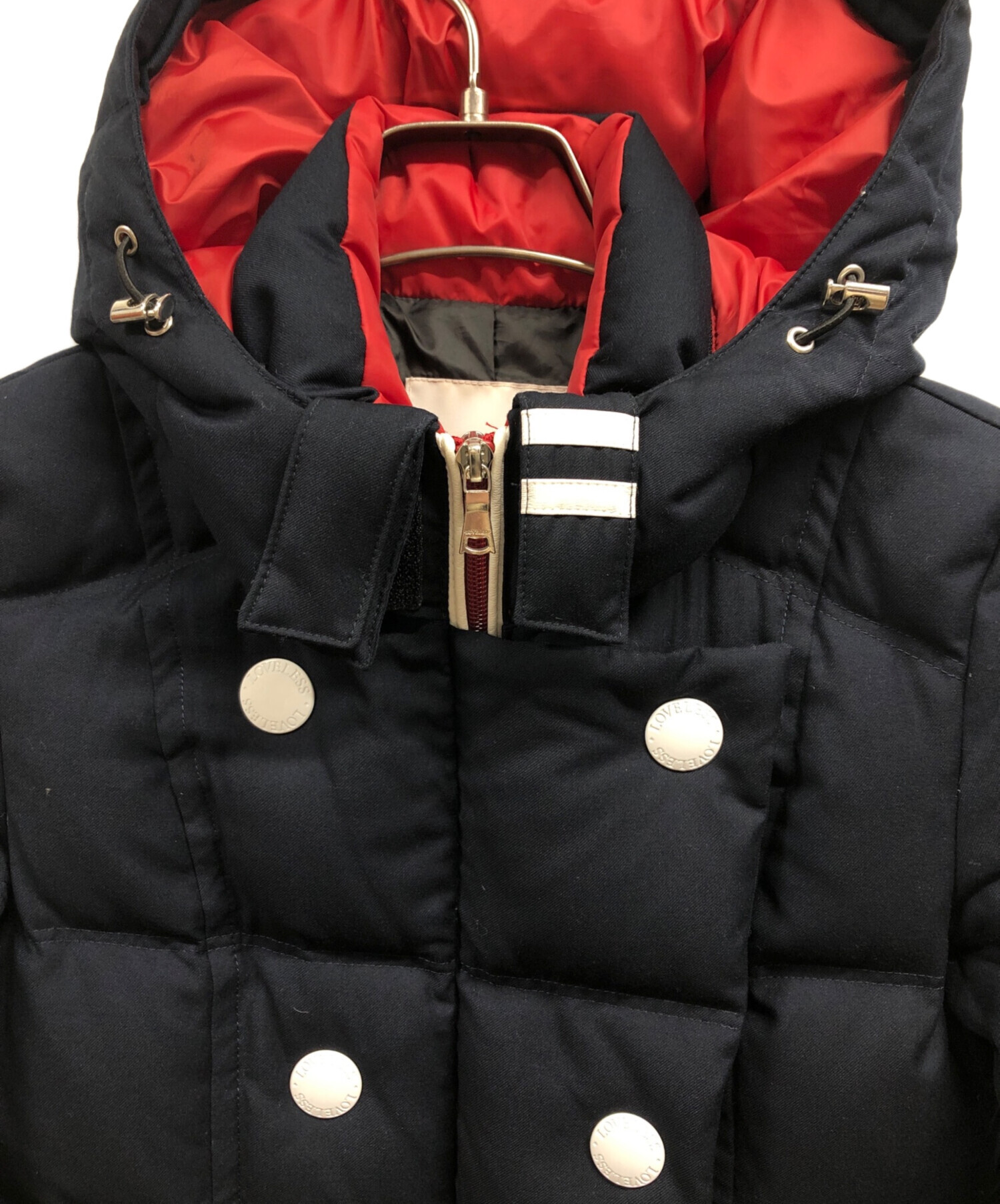 中古・古着通販】LOVELESS (ラブレス) ミレーヌダウンコート ネイビー