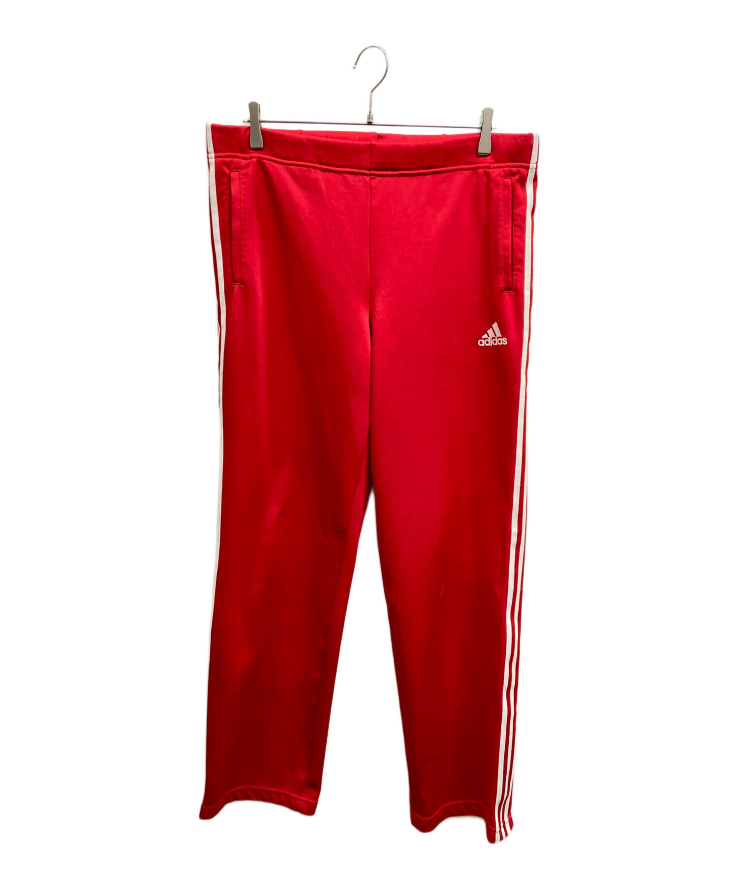  赤色 トラックパンツ 中古・古着通販】adidas (アディダス) オールドトラックパンツ レッド