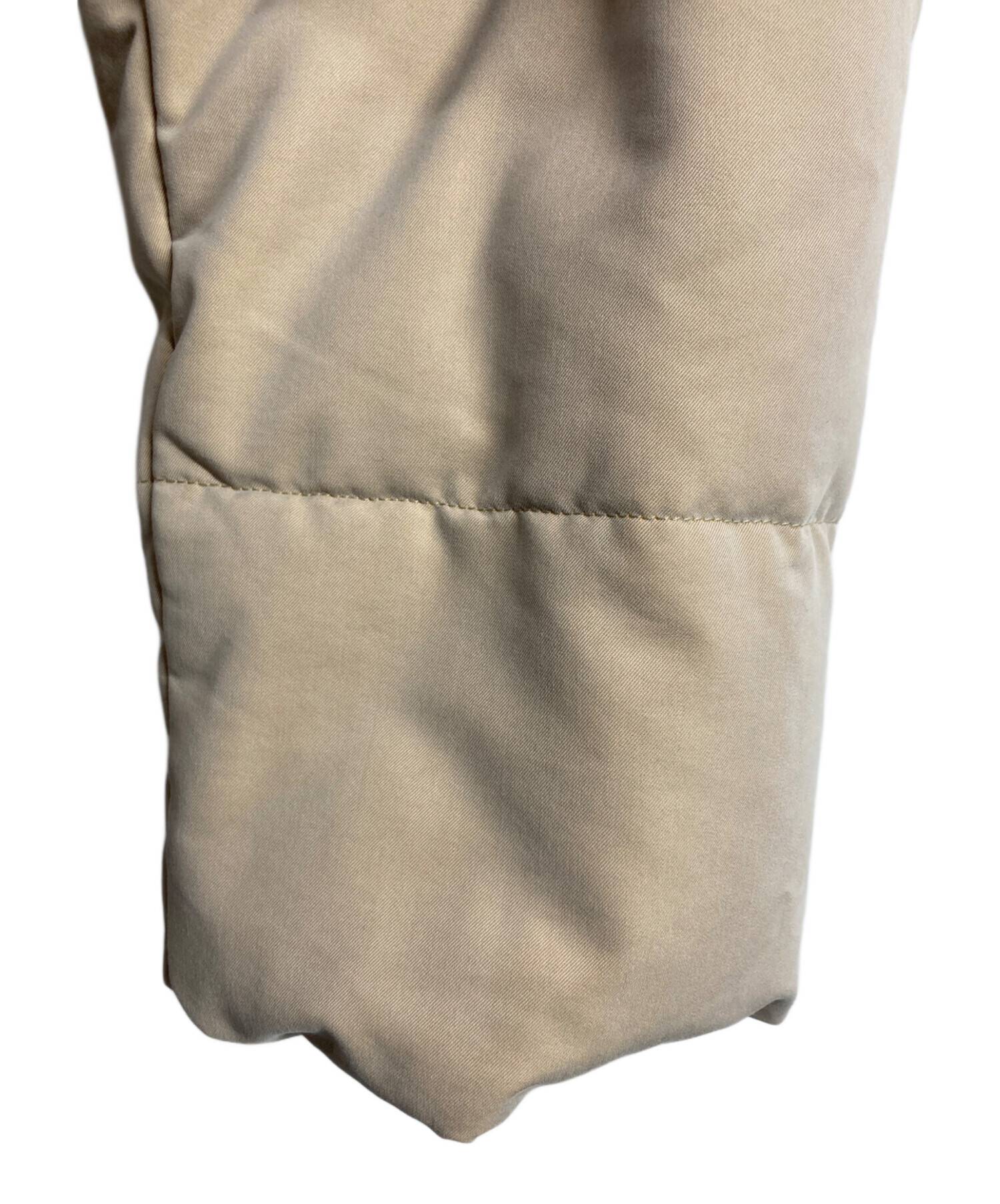 MONCLER ベージュ サイズ 2 L 青タグ コートダウンライナー フード 中古・古着通販】MONCLER (モンクレール) ロングダウンジャケット