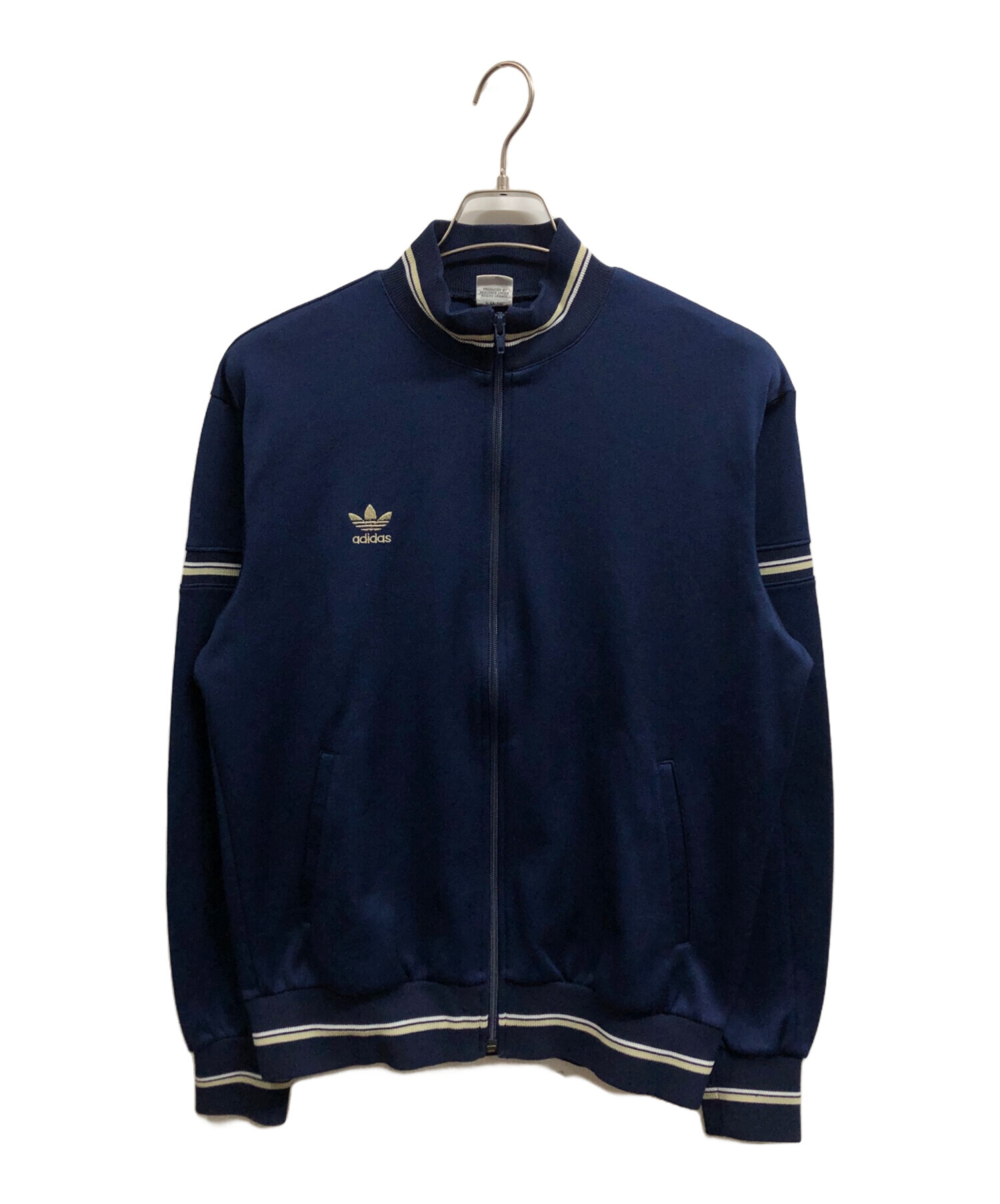  adi dasslerトラックジャケットネイビーLサイズ【レア】 中古・古着通販】adidas (アディダス) 80'sトラックジャケット