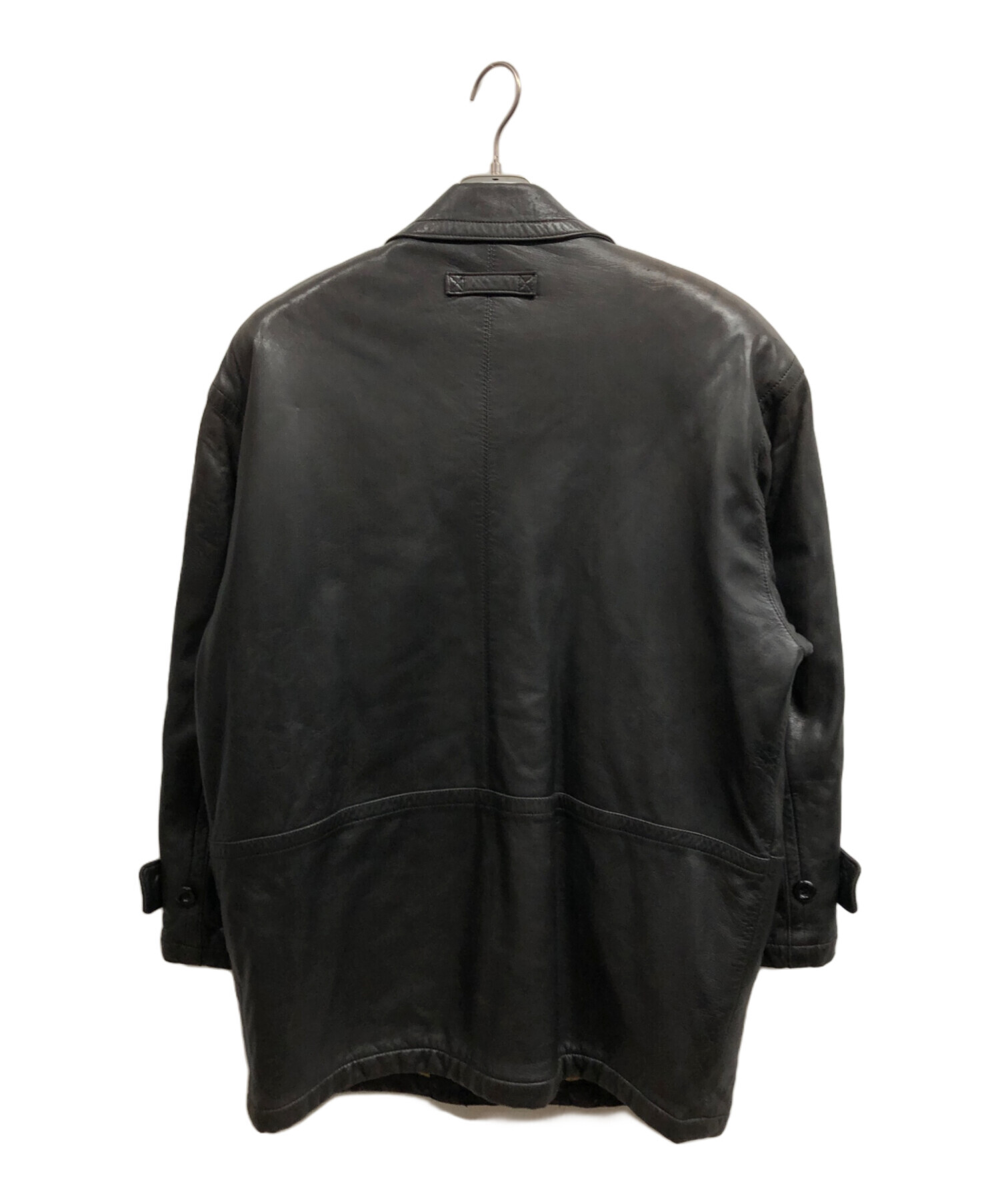 中古・古着通販】allegri (アレグリ) ラムレザージャケット ブラック