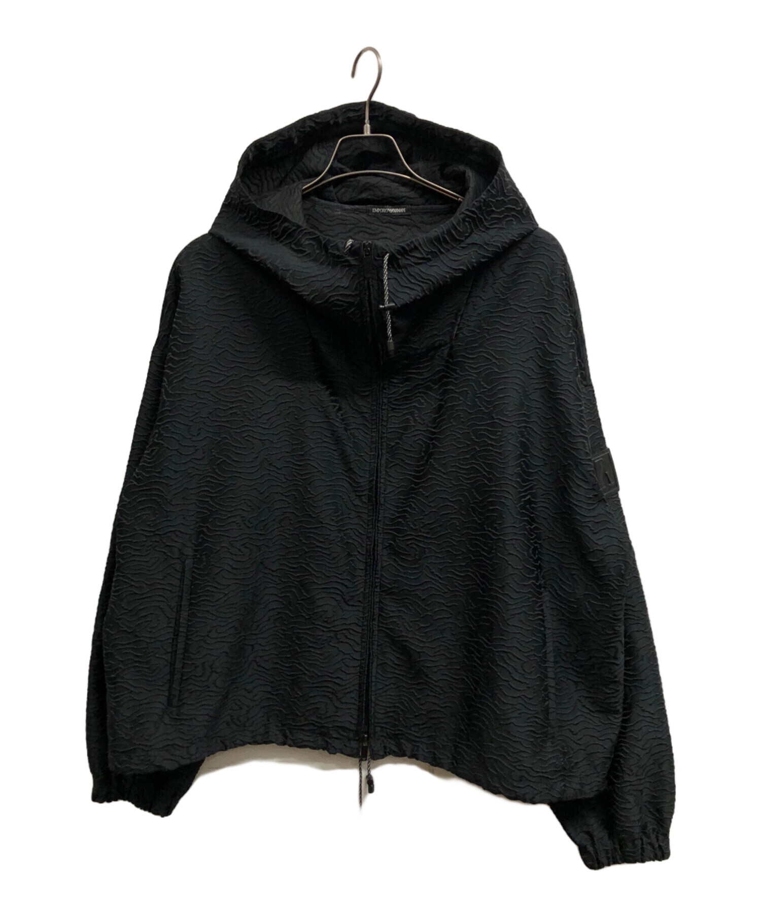 EMPORIO ARMANI Archive ジップパーカー ダブルジップ 黒 EMPORIO ARMANI Archive ジップパーカー ダブルジップ 黒 ARMANI