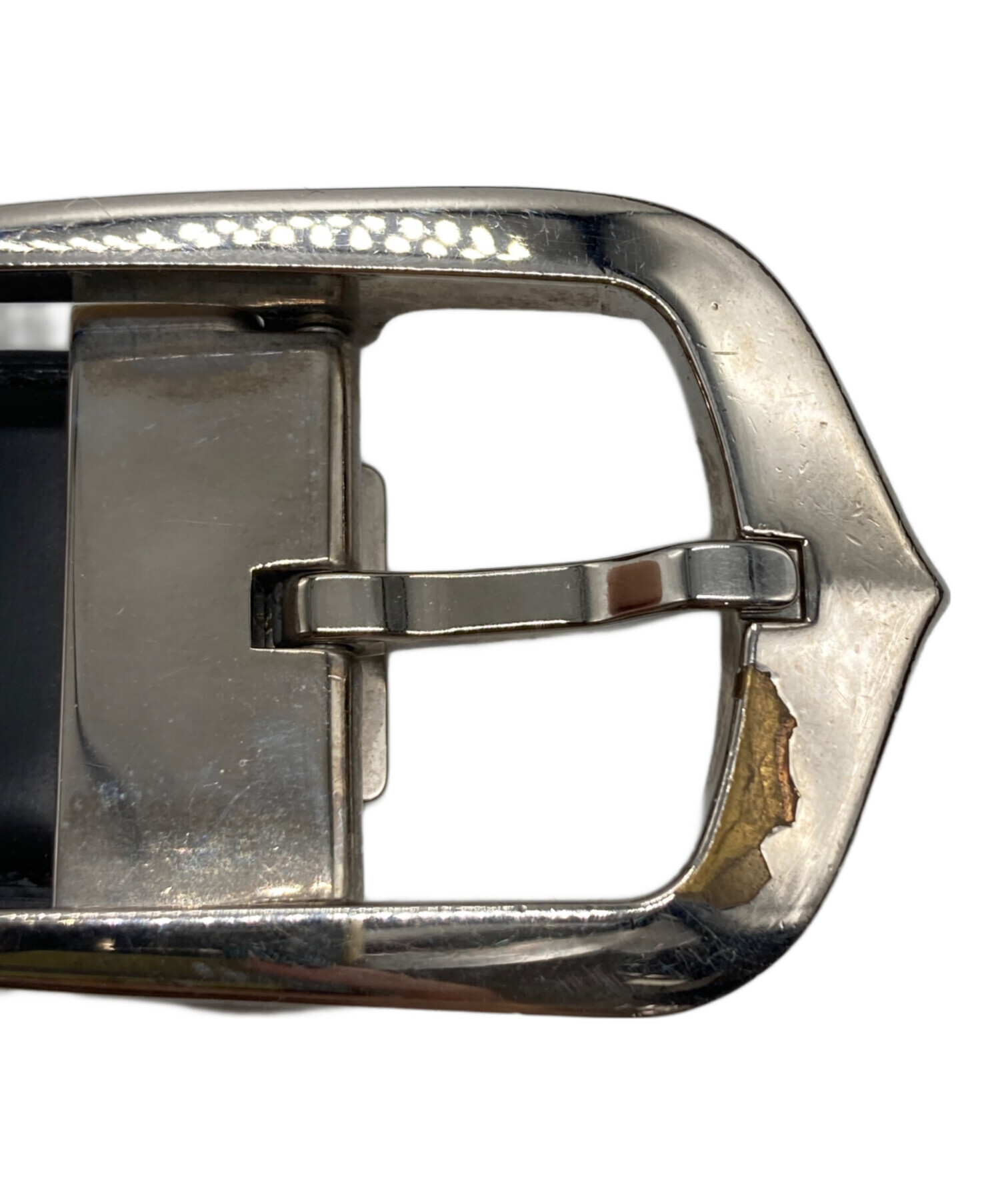 ✨良品✨Cartier ベルト Cアロンジェ シルバー金具 ビジネス 純正ベルト 中古・古着通販】Cartier (カルティエ) Cアロンジェ レザーベルト