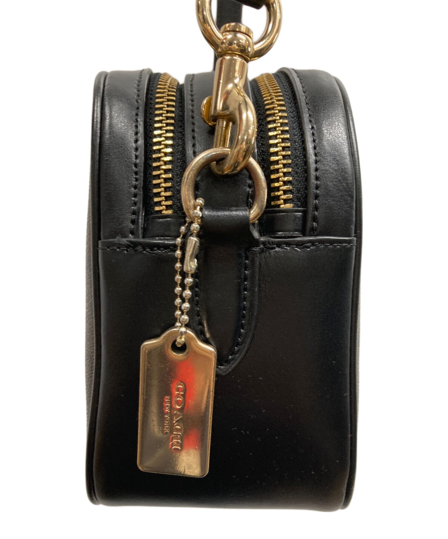 中古・古着通販】COACH (コーチ) シグネチャー ショルダーバッグ 