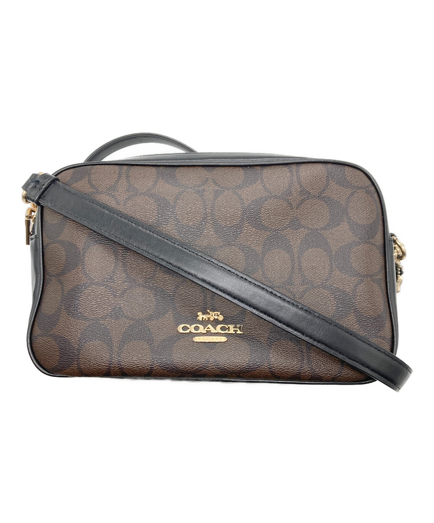 中古・古着通販】COACH (コーチ) シグネチャー ショルダーバッグ 