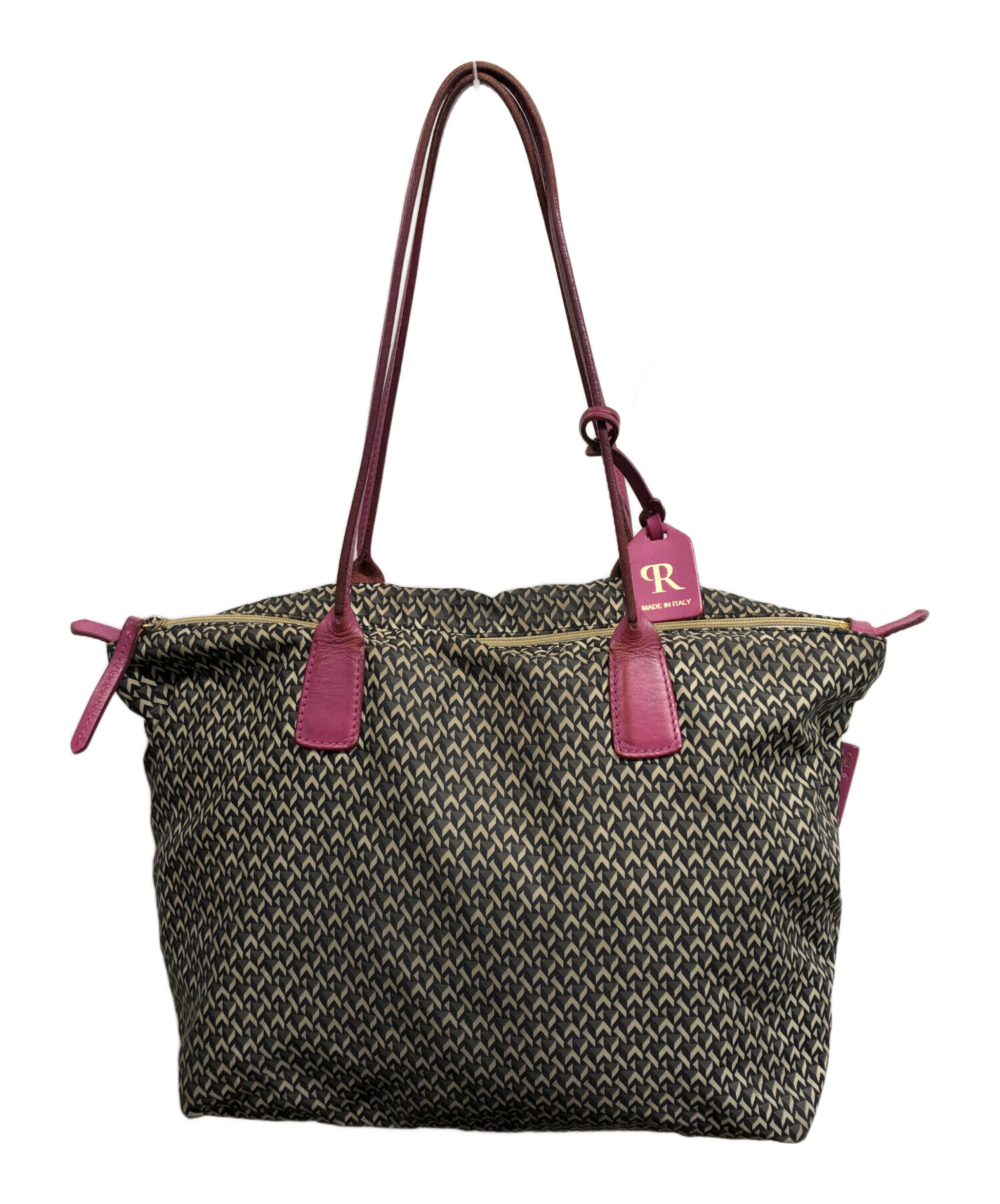 専用　美品【Roberta Pieri】タタミ トートバッグ ナイロン ピンク 中古・古着通販】ROBERTA PIERI (ロベルタピエリ) タタミトートバッグ