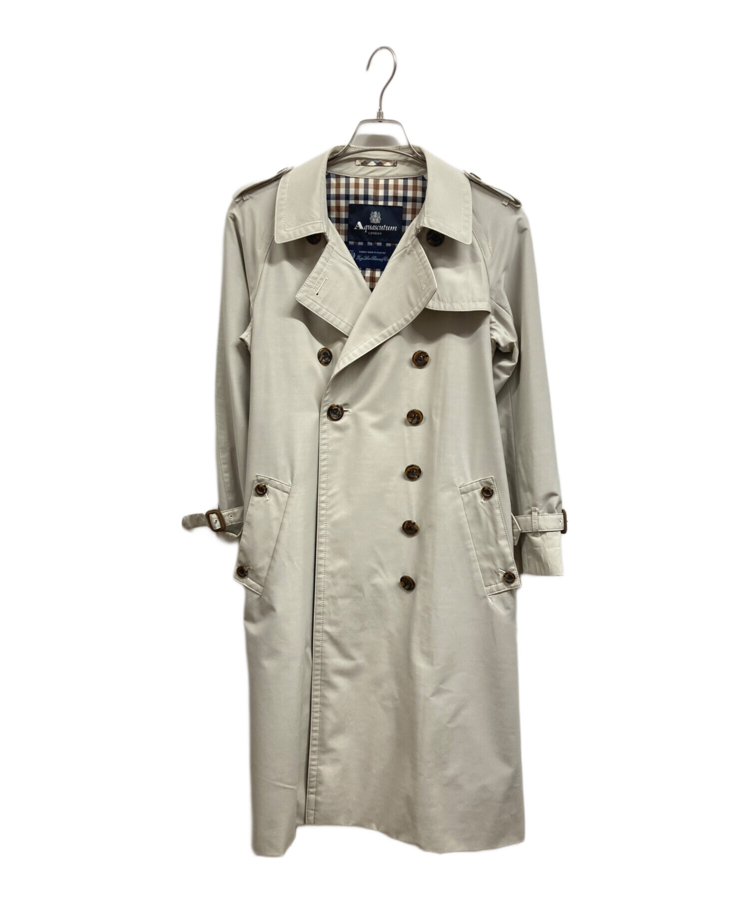 中古・古着通販】Aquascutum (アクアスキュータム) トレンチコート 