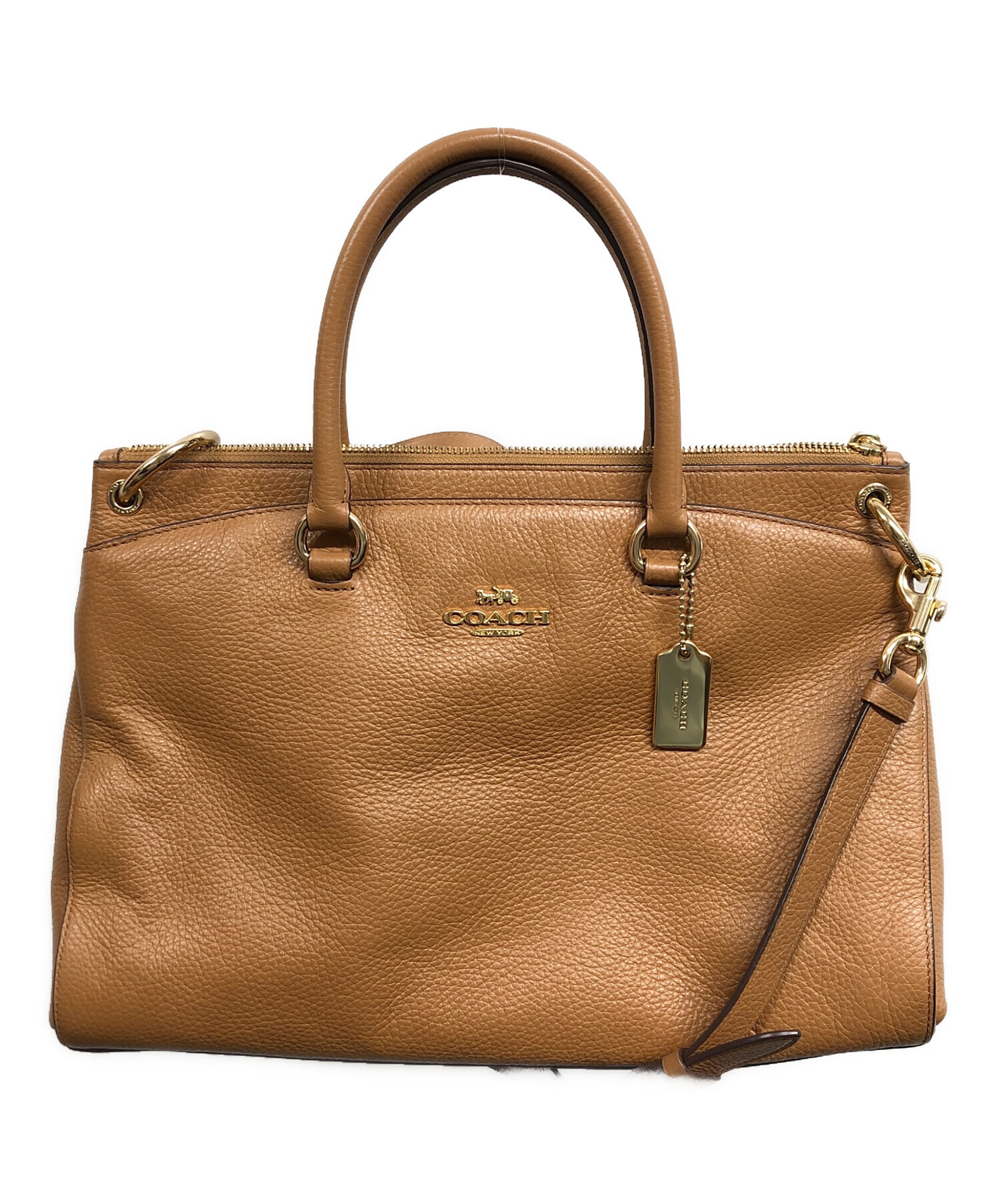 中古・古着通販】COACH (コーチ) 2WAYバッグ/COACH ブラウン｜ブランド 