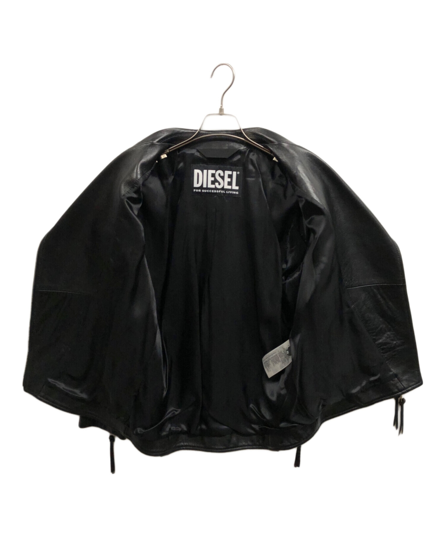 中古・古着通販】DIESEL (ディーゼル) L-EDMEA-Aラムレザーライダース