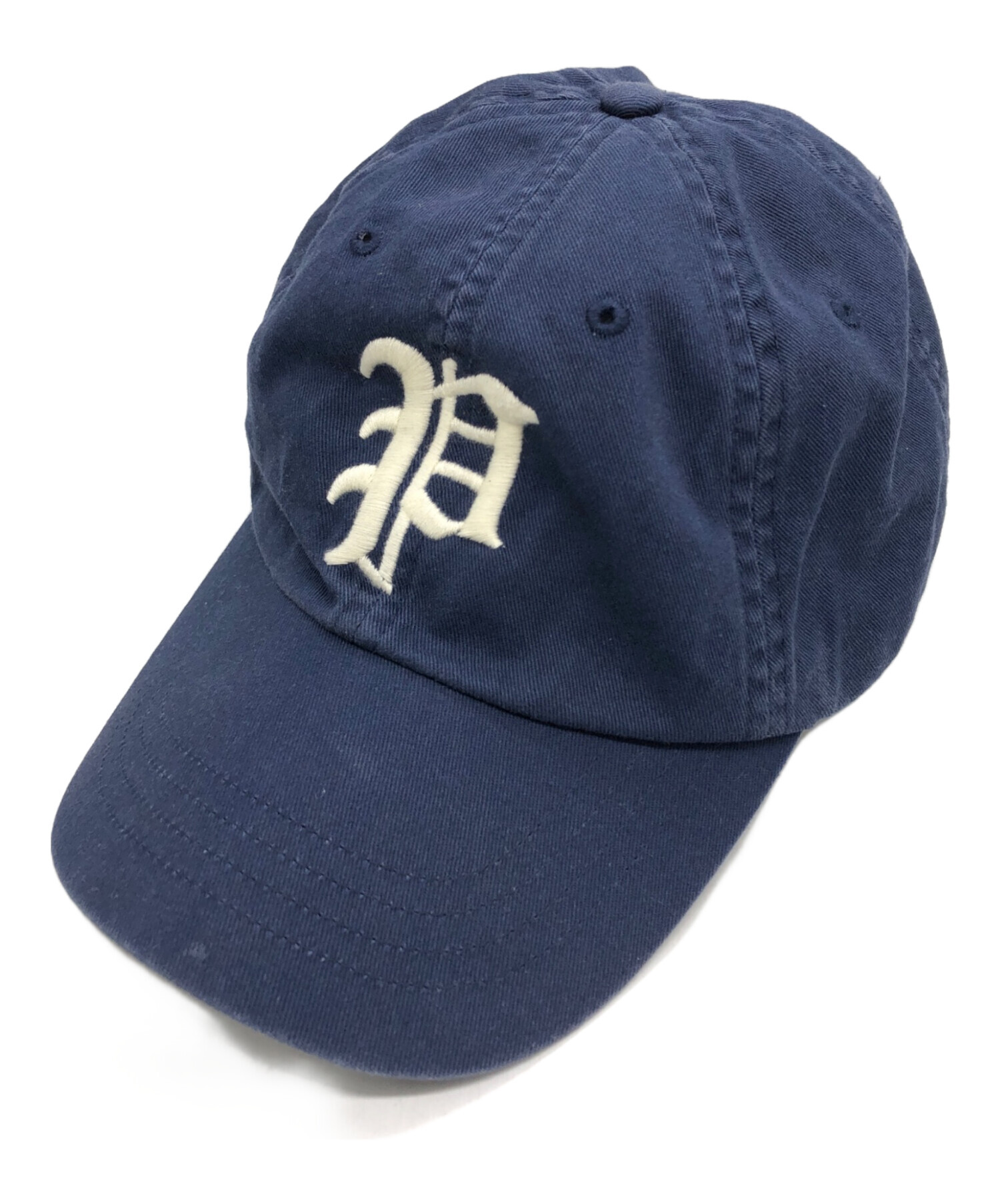 マ*オ様 90s ラルフローレン ヴィンテージ 帽子 ネイビー 紺 中古・古着通販】POLO RALPH LAUREN (ポロ・ラルフローレン) キャップ