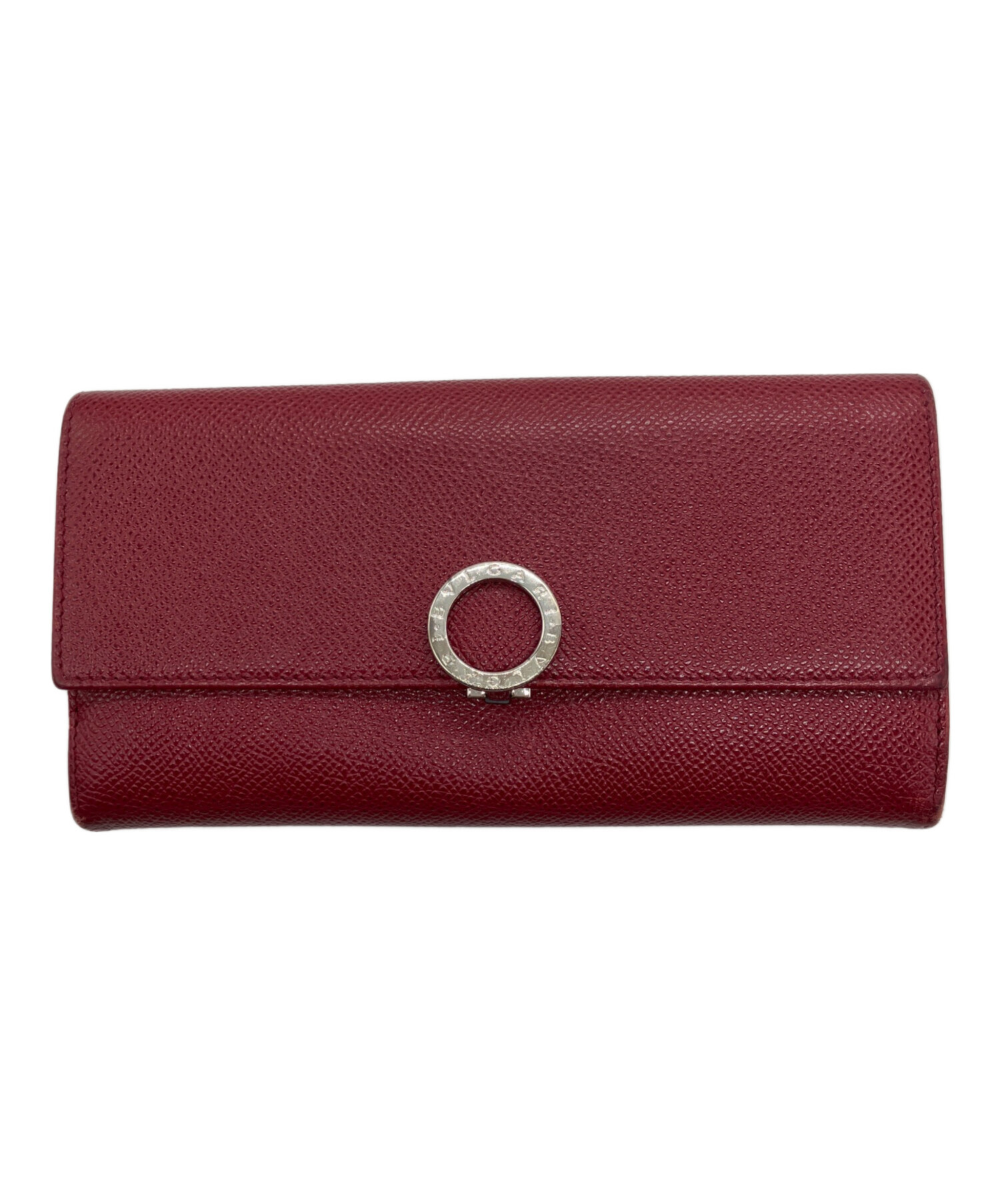 BVLGARI 長財布 レッド 中古・古着通販】BVLGARI (ブルガリ) 長財布 レッド｜ブランド・古着