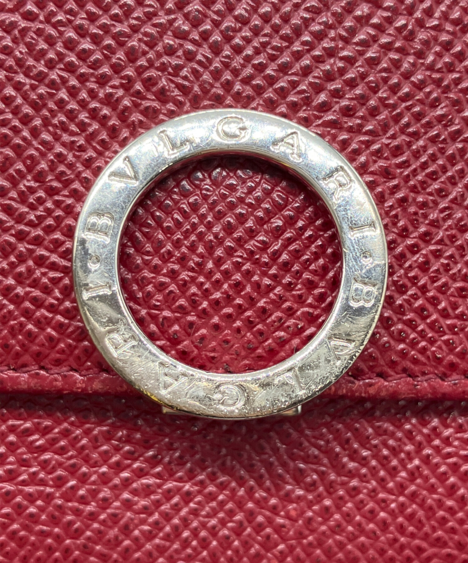 中古・古着通販】BVLGARI (ブルガリ) 長財布 レッド｜ブランド・古着