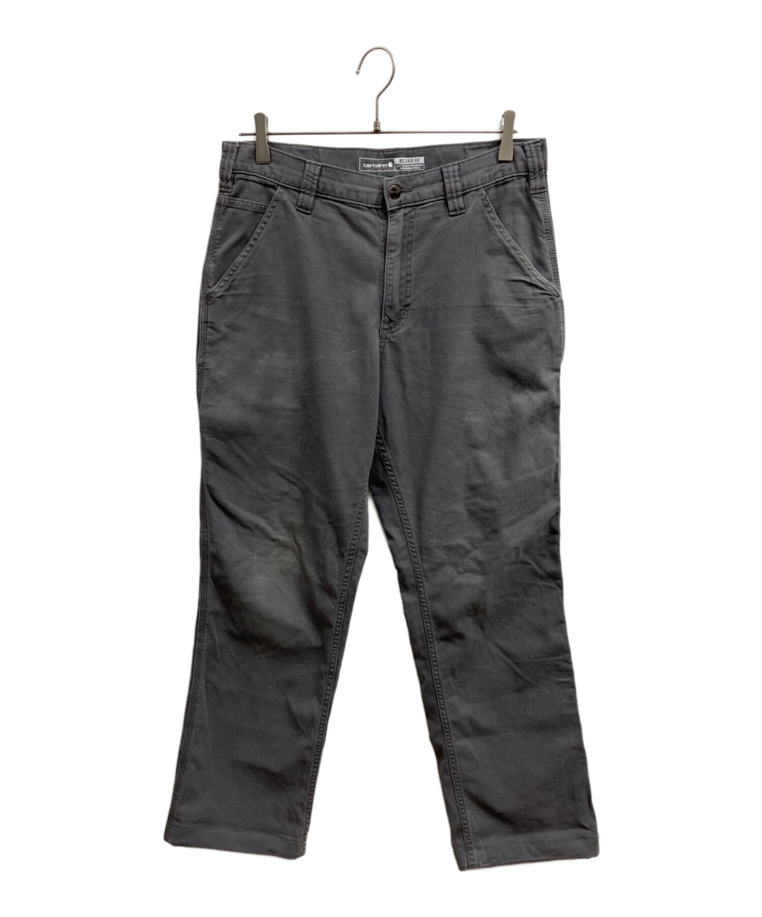 H*O様 Carhartt カーハート ペインターパンツ W32 フェードグレー 中古・古着通販】CarHartt (カーハート) ペインターパンツ グレー