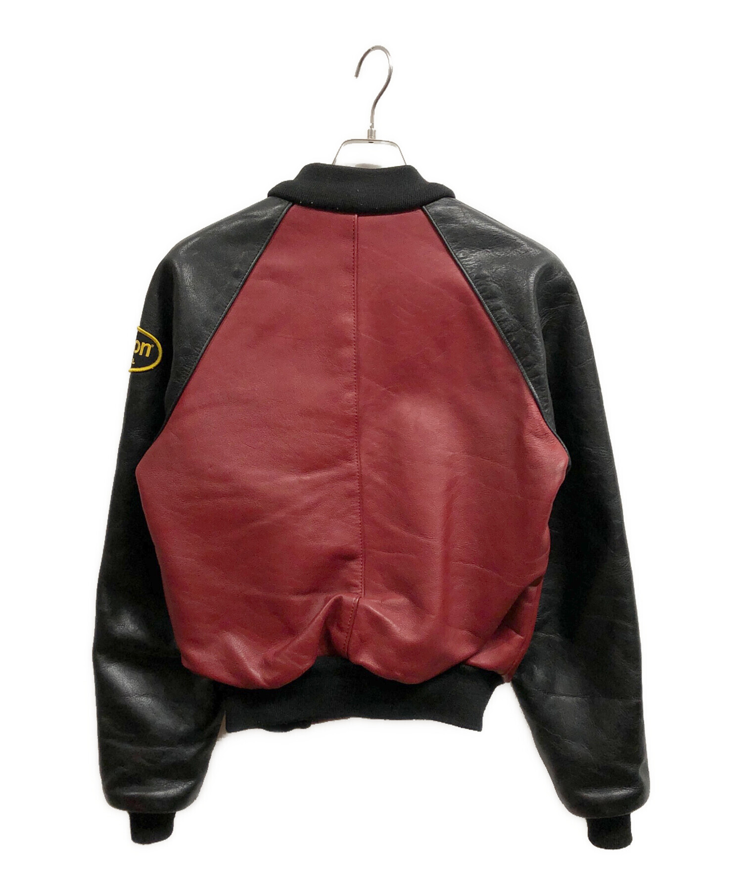 中古・古着通販】VANSON (バンソン) レザージャケット ブラック サイズ