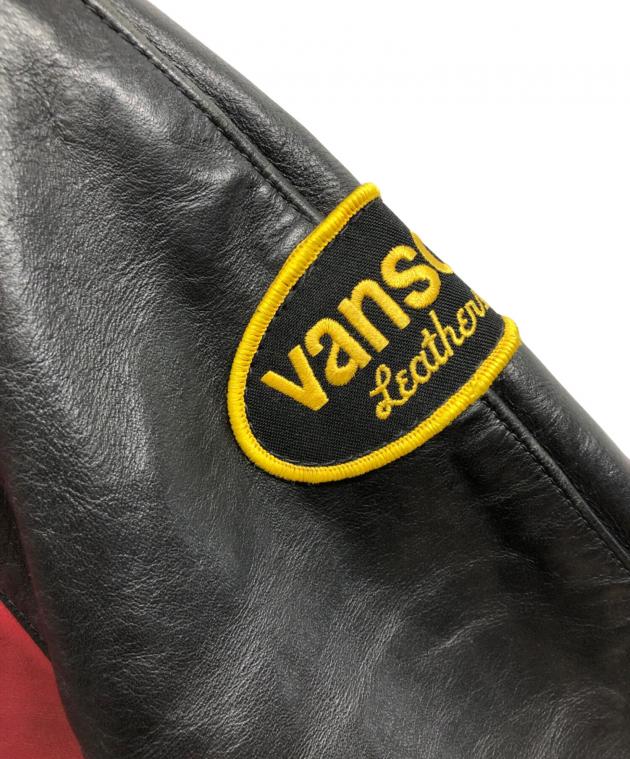 中古・古着通販】VANSON (バンソン) レザージャケット ブラック サイズ