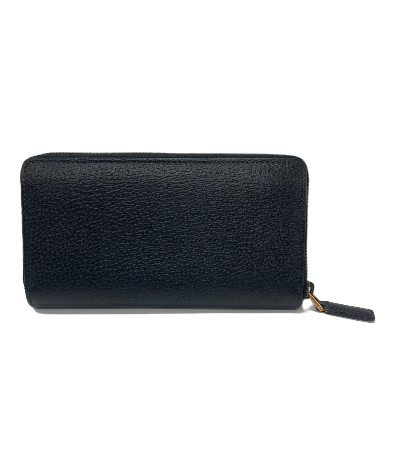 中古・古着通販】GUCCI (グッチ) GGマーモント長財布 ブラック