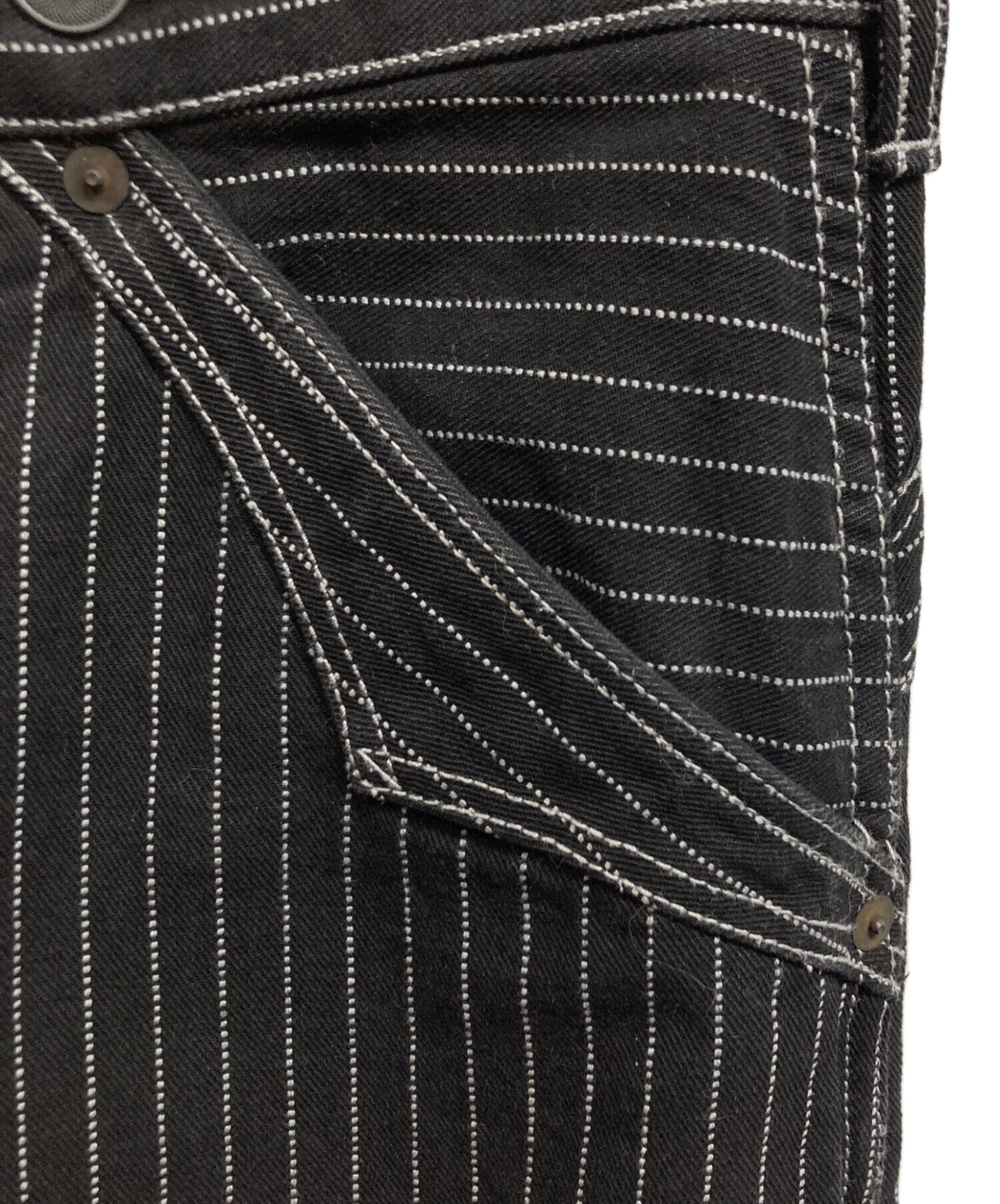 中古・古着通販】Schott (ショット) オールドヒッコリー デニムパンツ