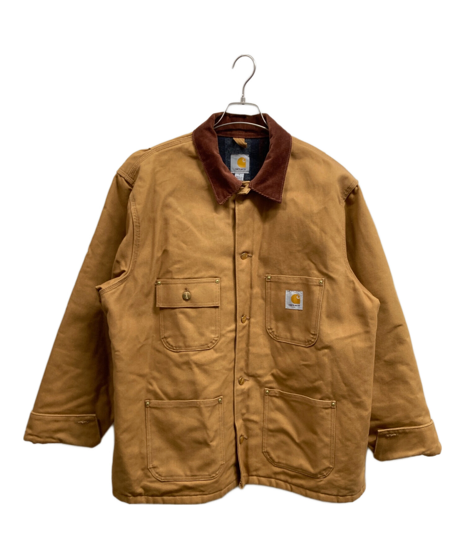 carhartt カーハート チョアコート ヴィンテージ 古着 ダークブラウン 中古・古着通販】CarHartt (カーハート) チョアコート ブラウン サイズ