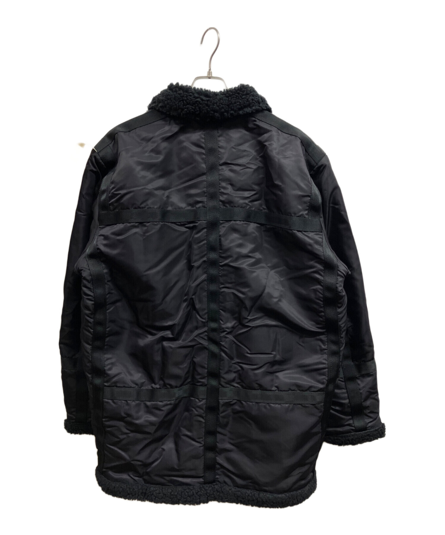 n*3様 NEIGHBORHOOD ミリタリージャケット ブラック 中古 中古・古着通販】NEIGHBORHOOD (ネイバーフッド) B-3 DECK / N-JKT