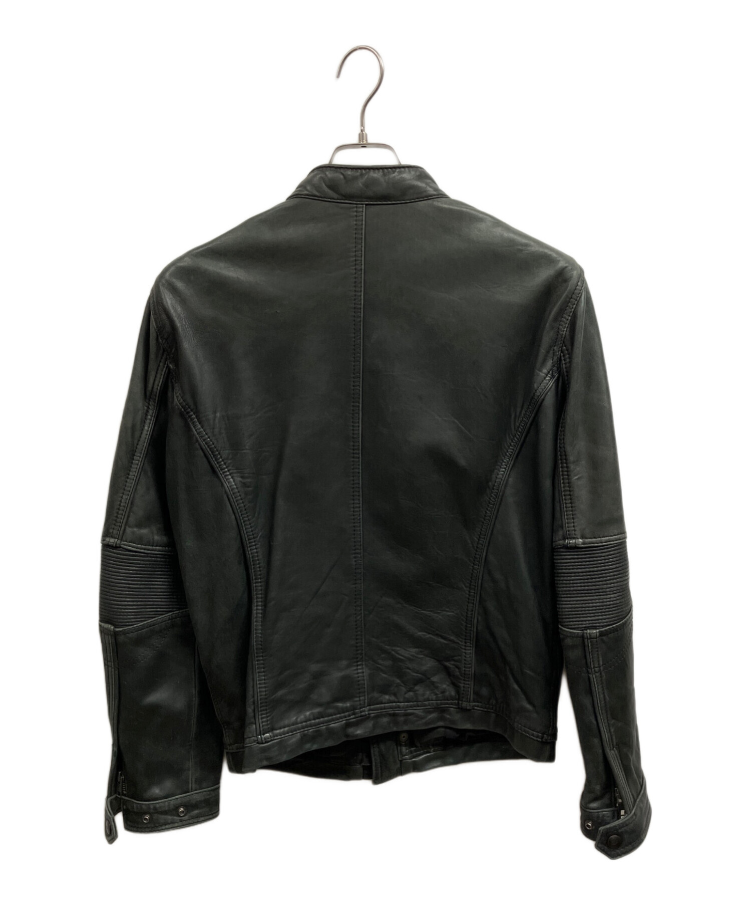 ARMANI EXCHANGE コーティングライダースジャケット archive 中古・古着通販】ARMANI EXCHANGE (アルマーニ エクスチェンジ) レザー