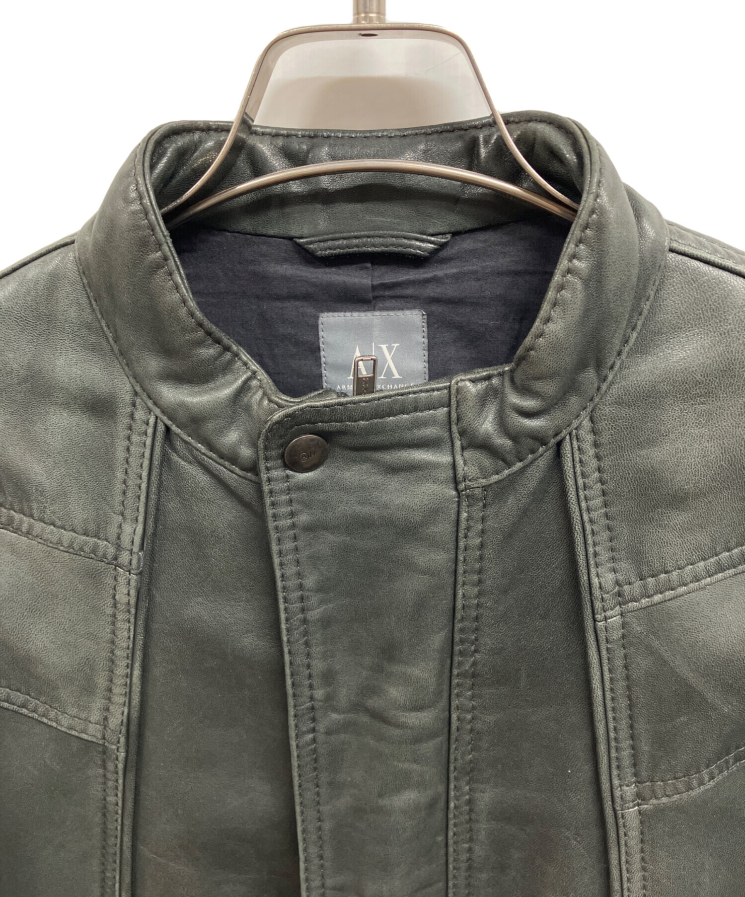 中古・古着通販】ARMANI EXCHANGE (アルマーニ エクスチェンジ) レザー