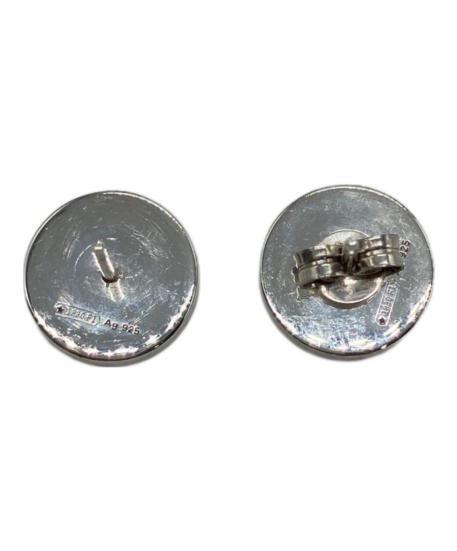 【正規品】未使用に近い‼️GUCCI ピアス【付属品 完備】 中古・古着通販】GUCCI (グッチ) トレードマーク刻印 円形 ピアス