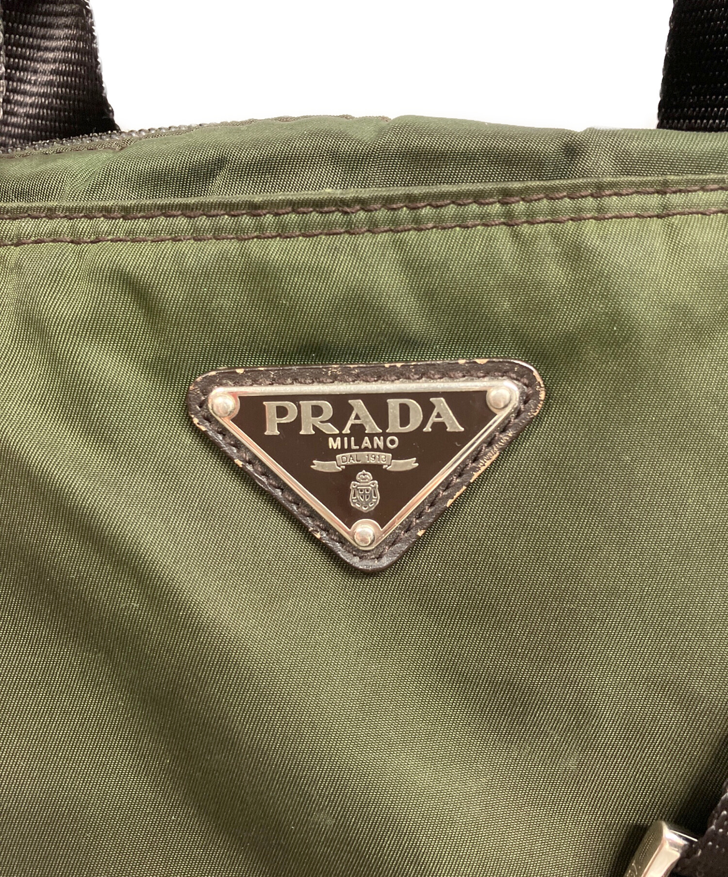 中古・古着通販】PRADA (プラダ) 2WAYバッグ/PRADA カーキグリーン