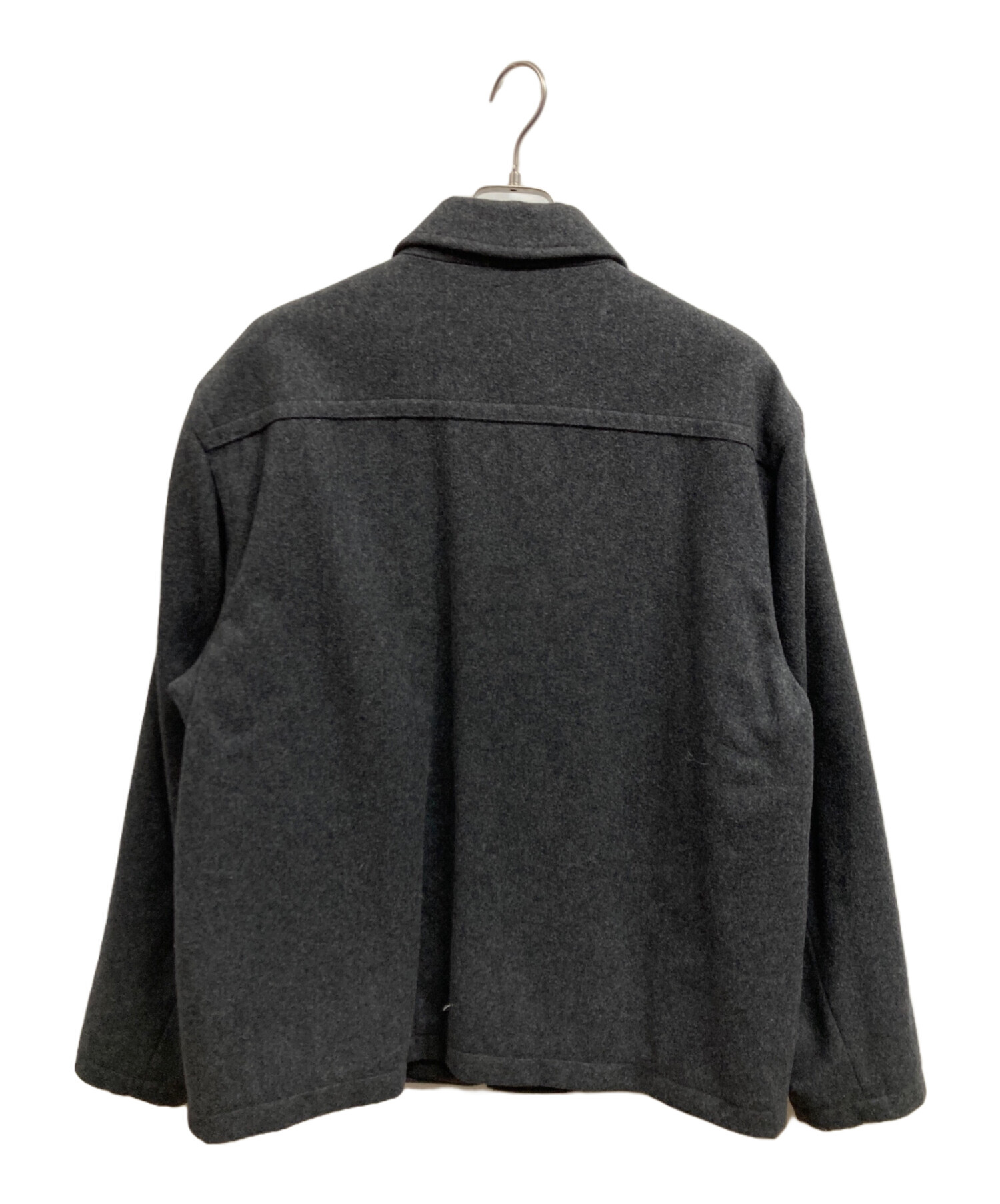 GAP フィールドジャケットウール混合 ブラック サイズM 中古・古着通販】GAP (ギャップ) ウールジャケット グレー サイズ:L