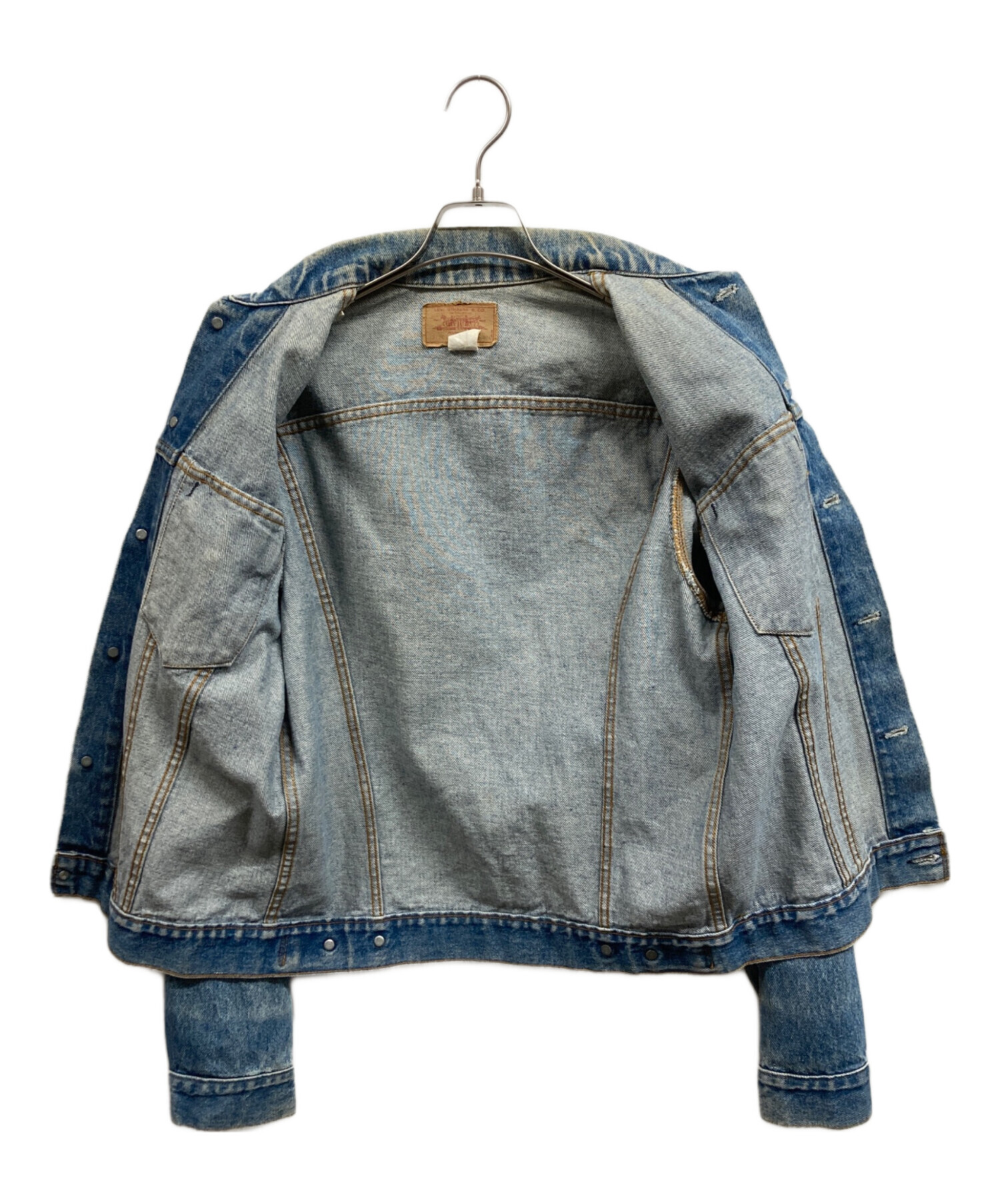 値下げ！リーバイス 71205-0217 70's USA製 36L 紙タグ付き 中古・古着通販】LEVI'S (リーバイス) 71205デニムジャケット/LEVI'S