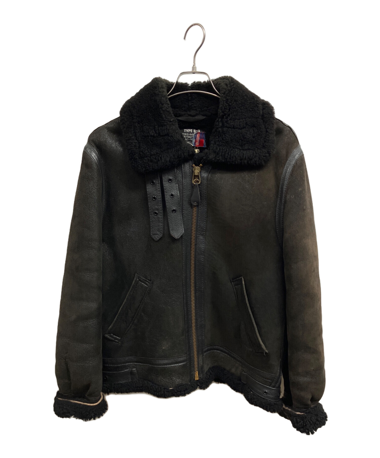 奇跡の44size✨【米国製】schott B-3 フライトジャケット 中古・古着通販】Schott (ショット) B-3フライトジャケット/Schott