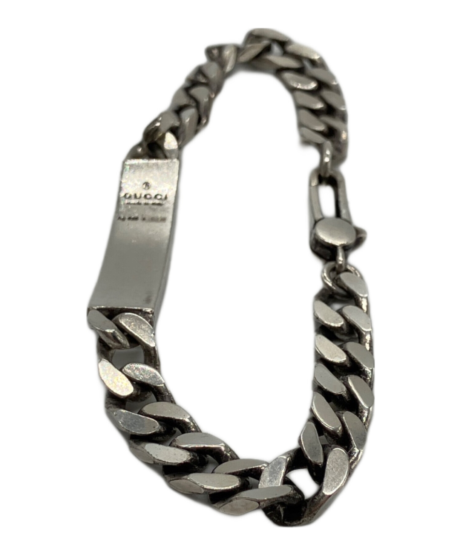【中古良品】グッチ　GUCCI 　シルバー　ヴィンテージブレスレット　A815 中古・古着通販】GUCCI (グッチ) ゴーストチェーンブレスレット/GUCCI