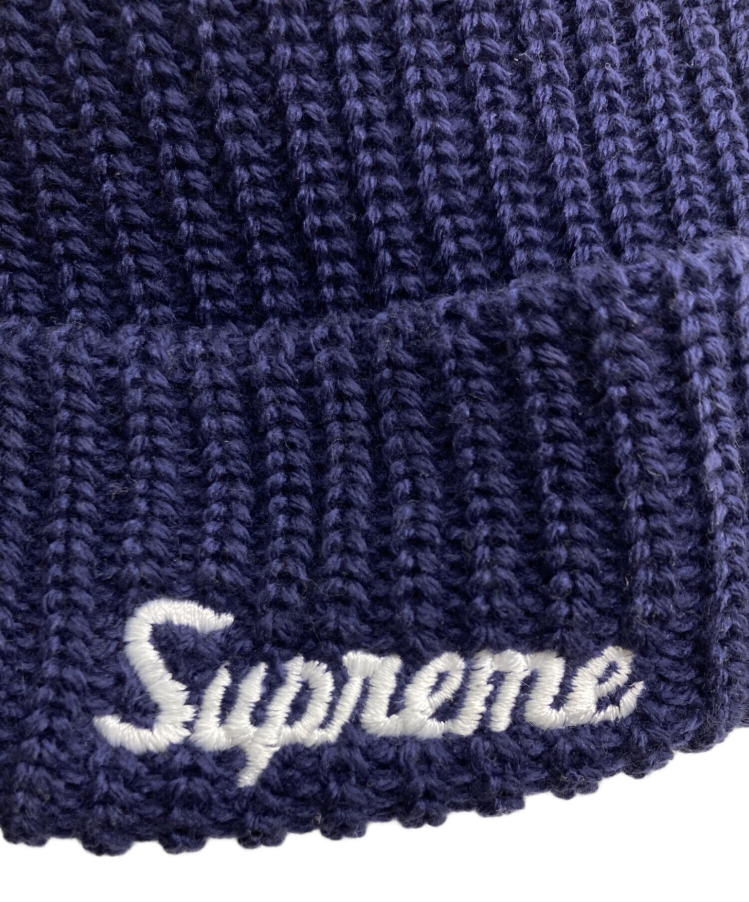 中古・古着通販】Supreme (シュプリーム) ニット帽/Supreme ネイビー